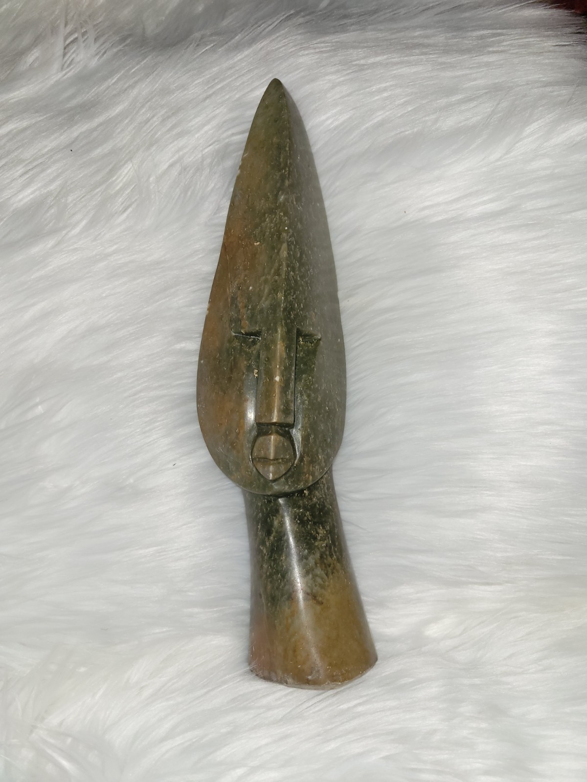 Authentic Square Chikwanda Shona Stone Carving - 12\