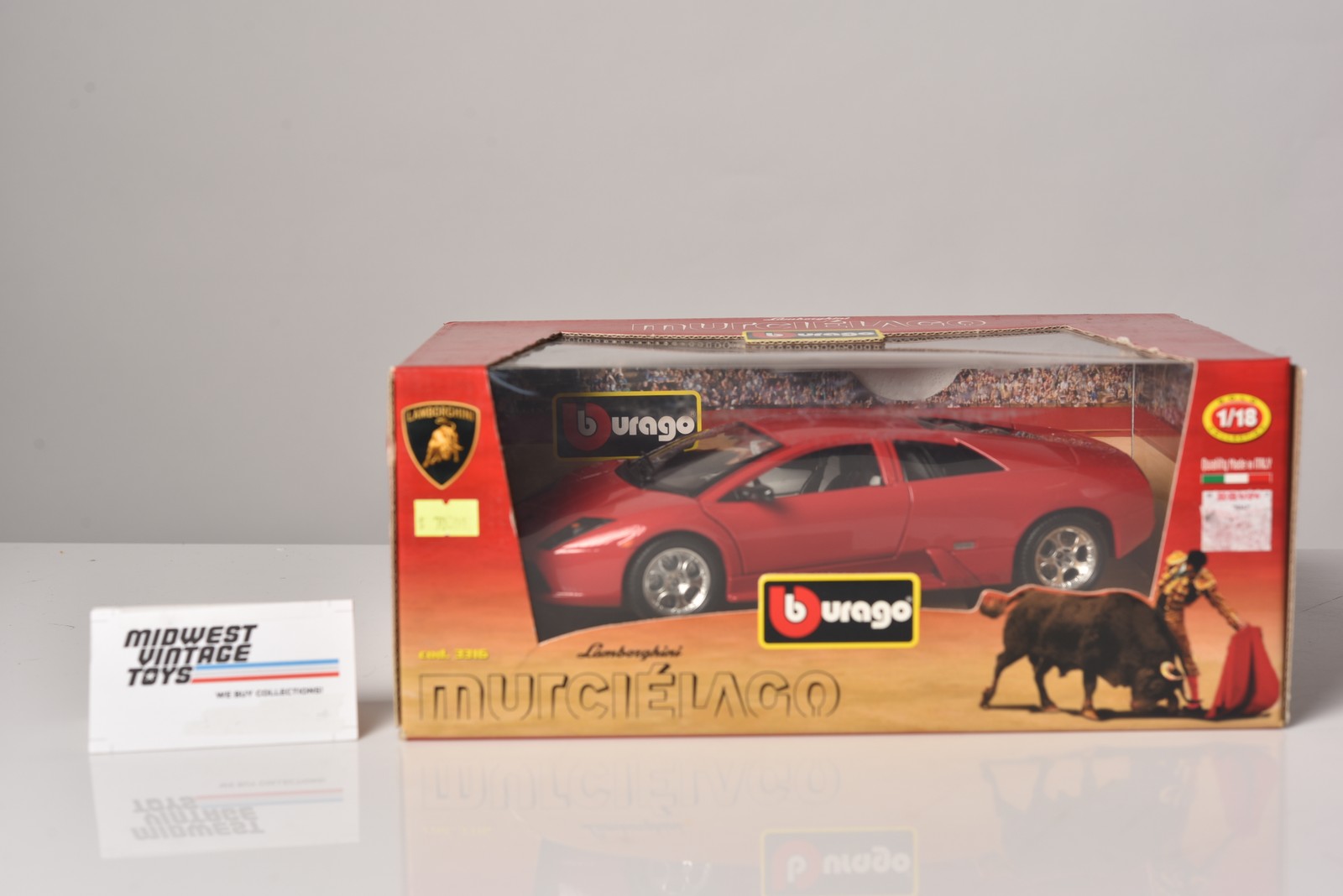 BURAGO Lamborghini Murcielago minicar 1/18 Car Collectible