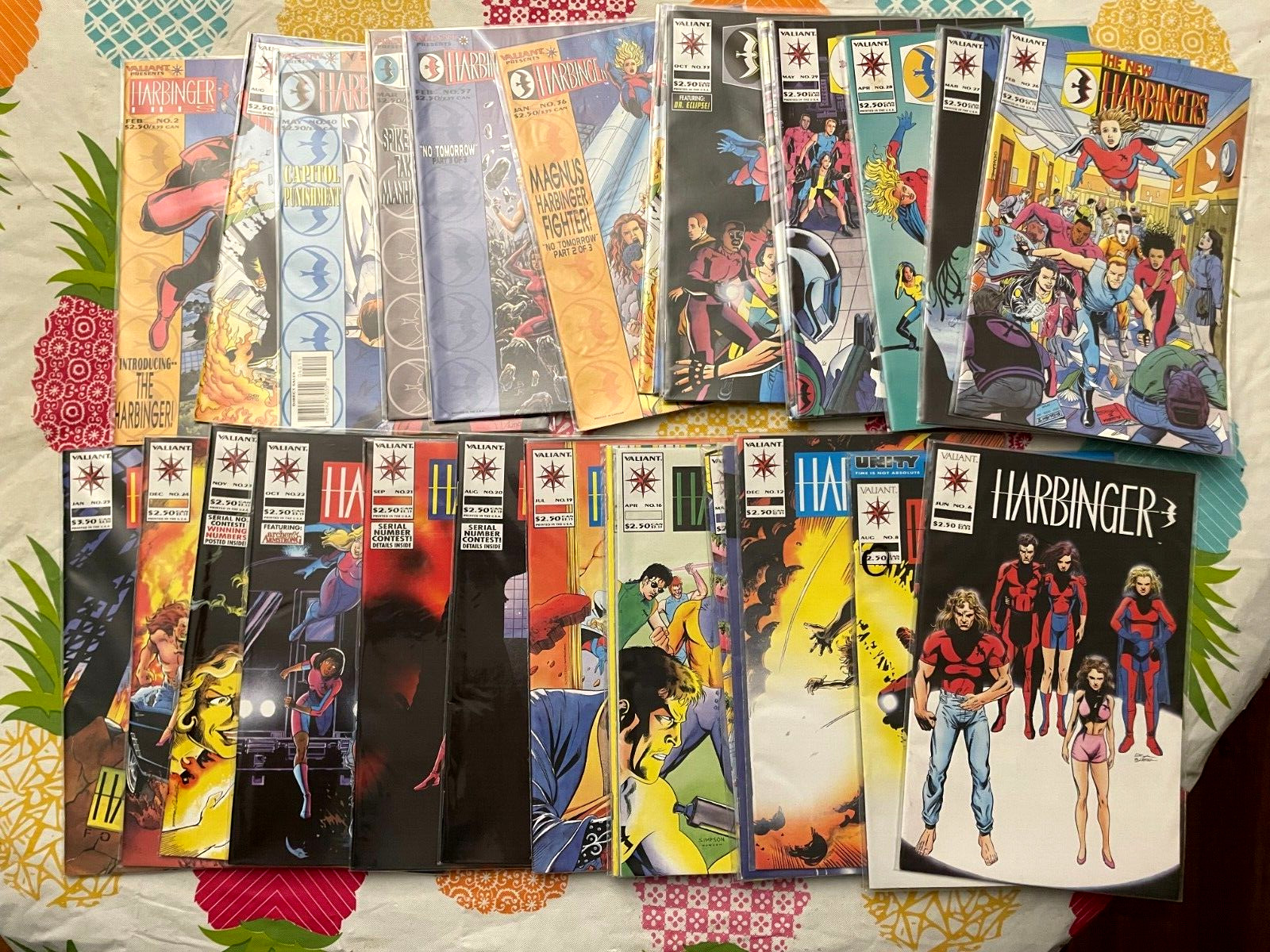 HARBINGER / 6-40 & YEARBOOKS 1,2 / 30 / Valiant / Comic Books / Higher Grade