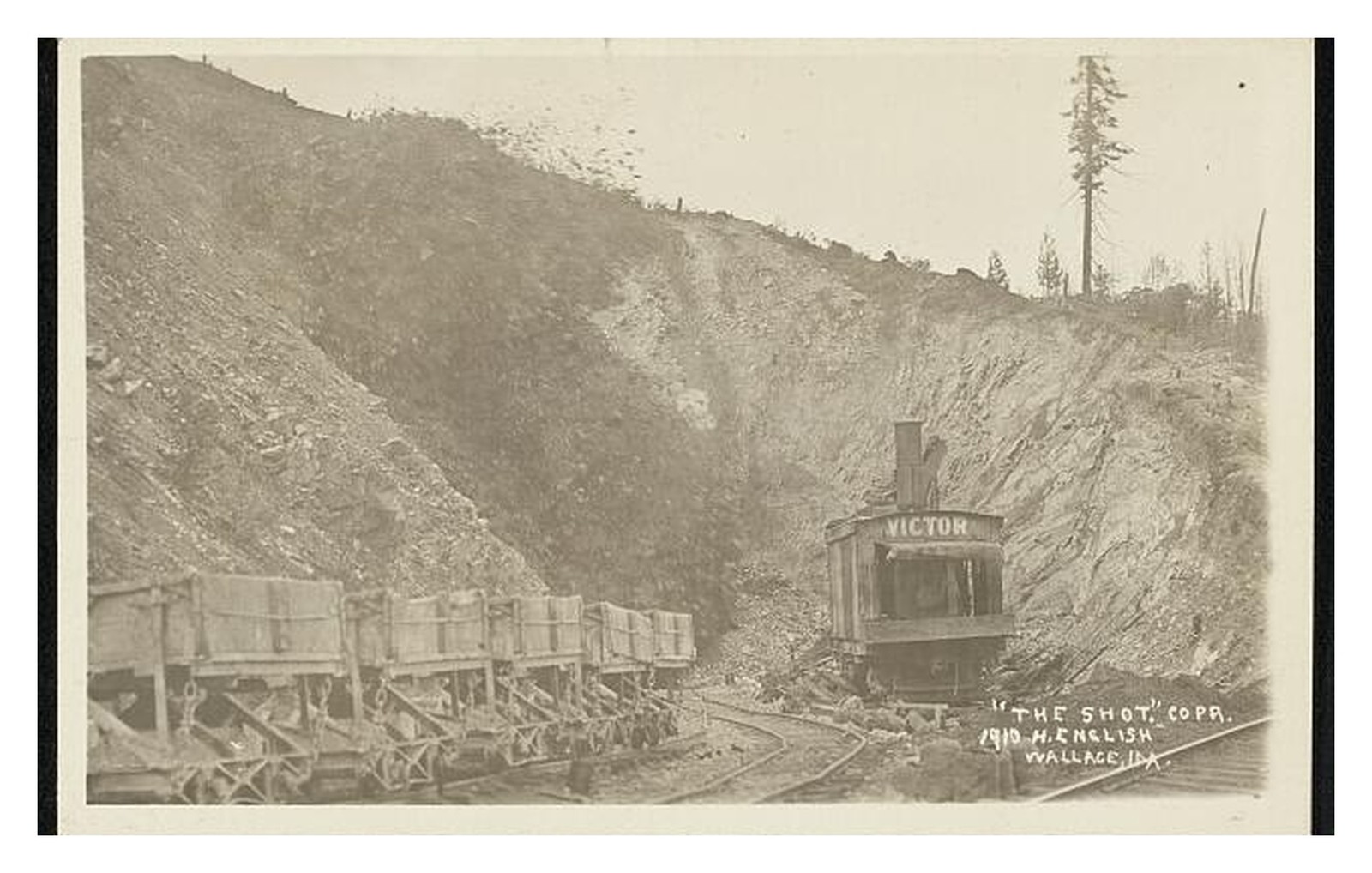 Wallace Idaho The Shot Standard Postcard Wallace Idaho The Shot Standard Postcard