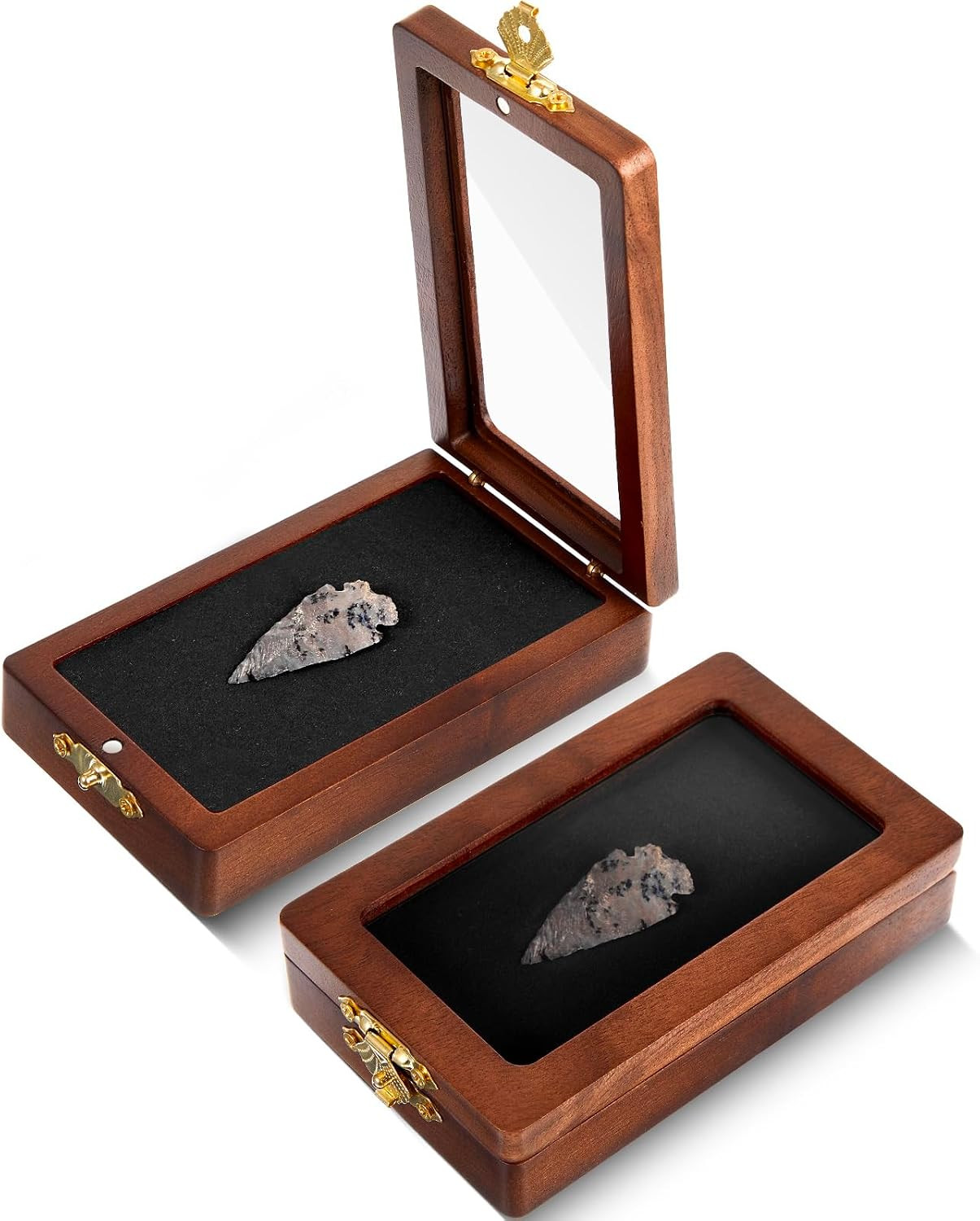 Arrowhead Display Case American Small Arrowhead Display Box, Wood Shadow Case Ca