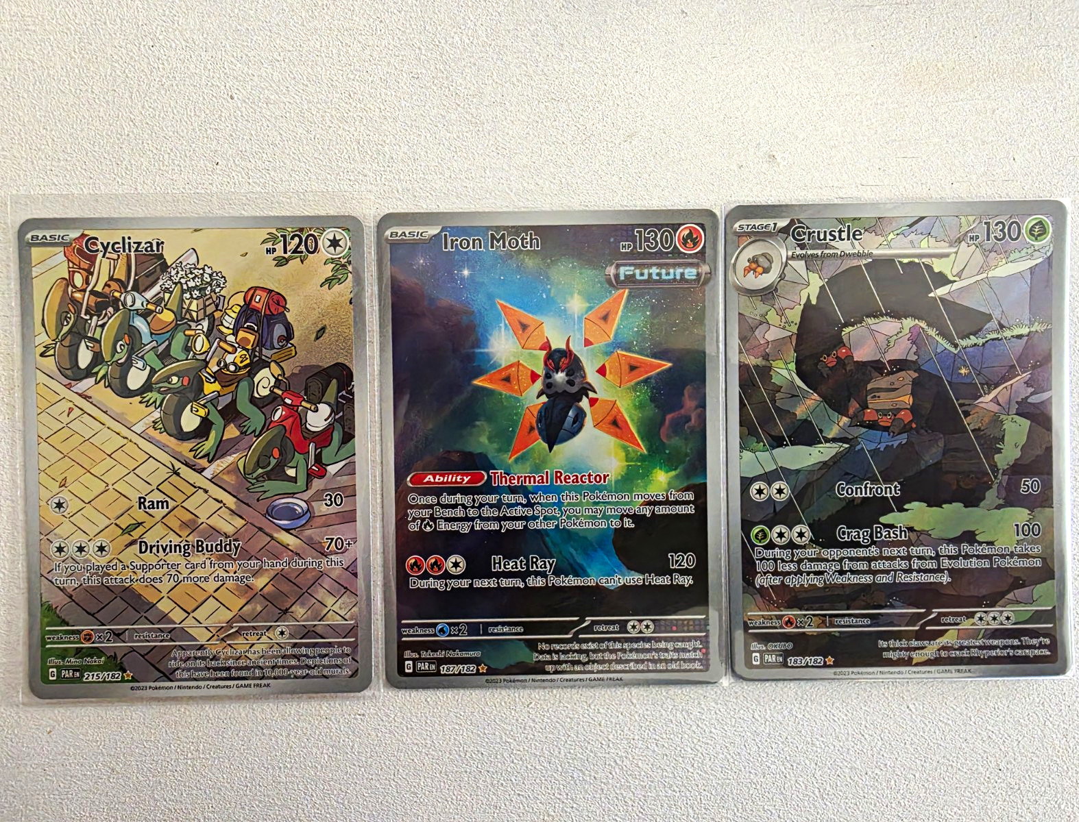 Pokemon TCG Paradox Rift (PAR) Illustration Rare 3 Card Lot *NEAR MINT*