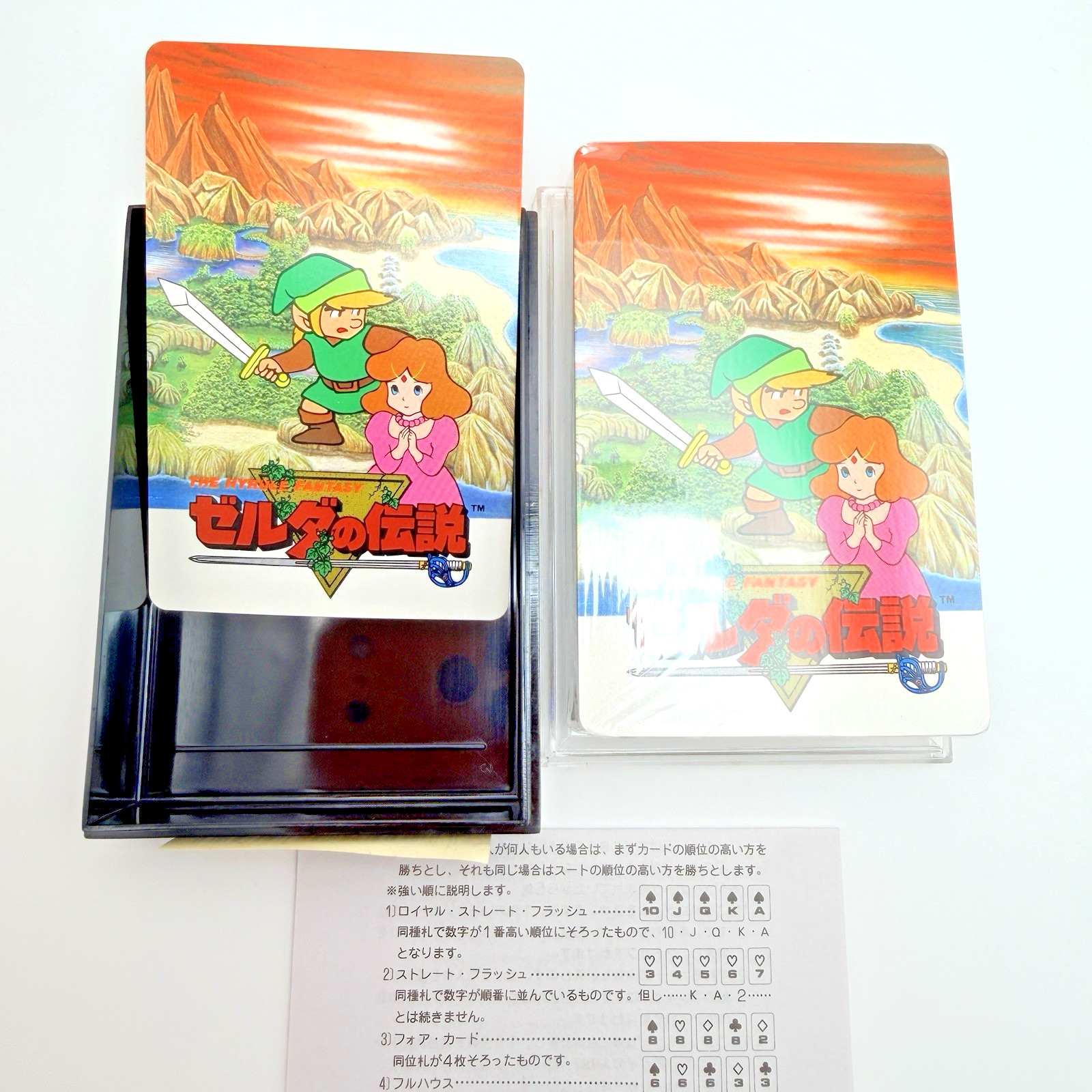 1986 Nintendo Legend of Zelda Famicom Playing Cards ZEL-702 Sealed Deck Japan