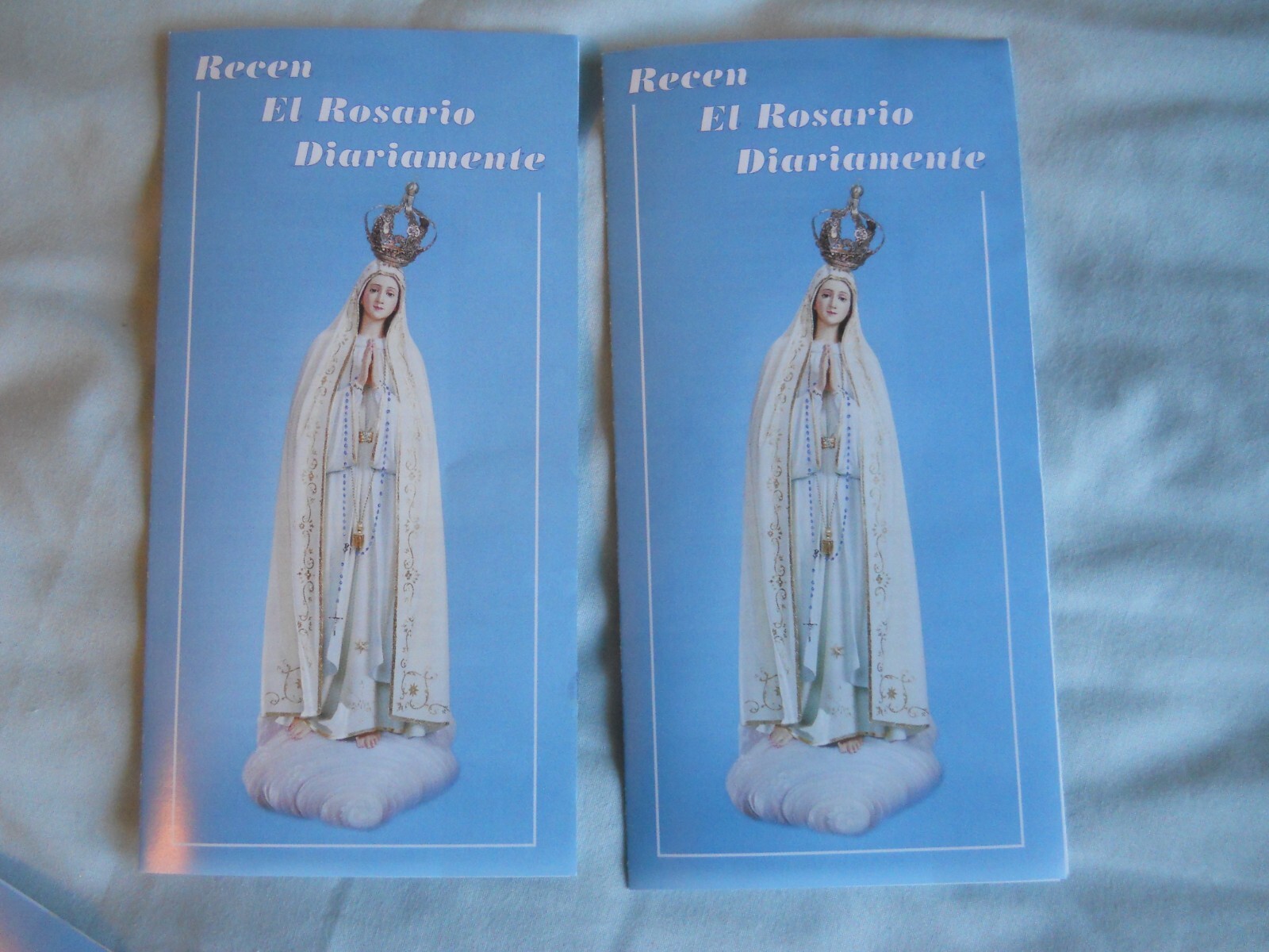 2 Copias Recen el Rosario Diariamente How to Pray Rosary Daily Spanish Espanol 2 Copias Recen el Rosario Diariamente How to Pray Rosary Daily Spanish Espanol