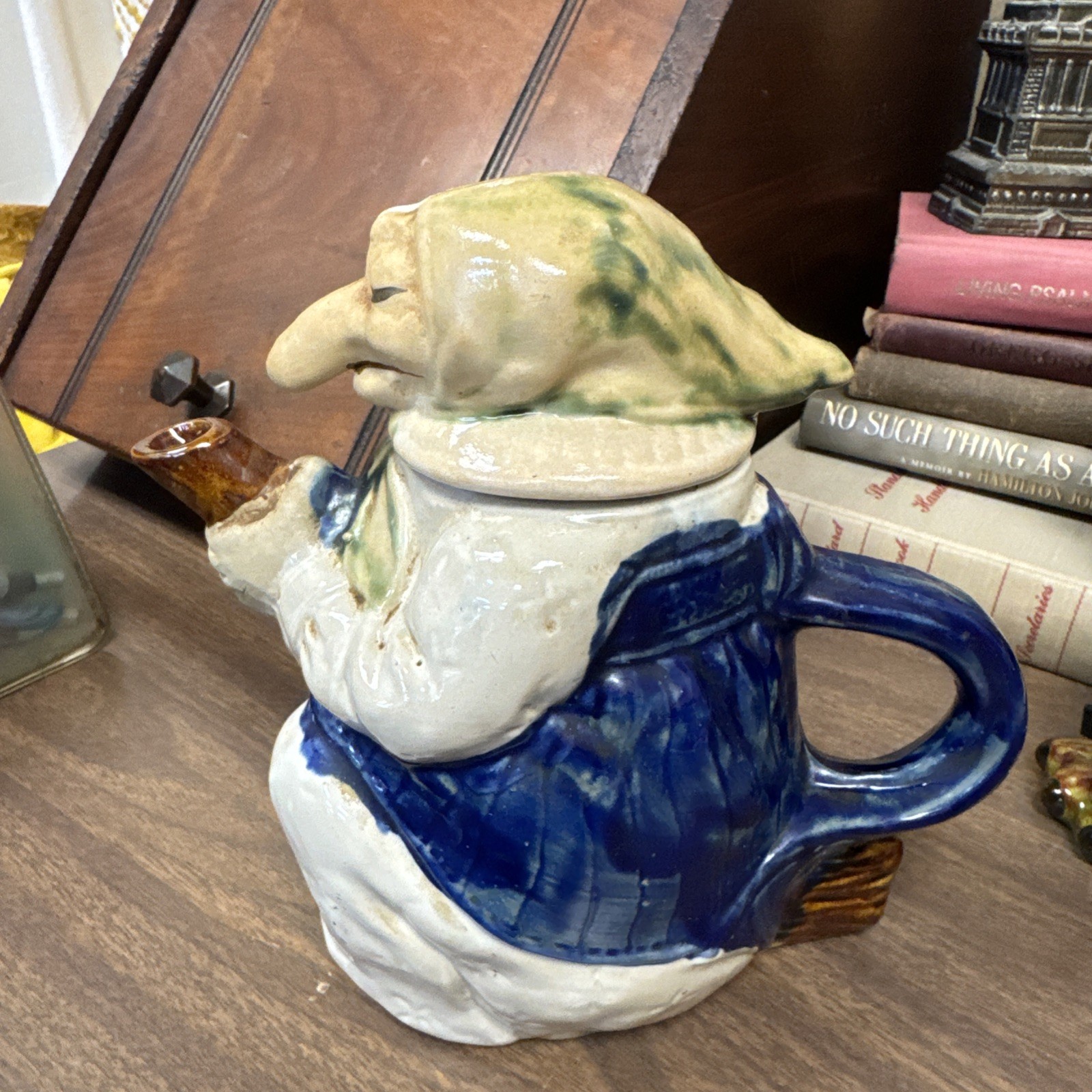 Vintage Witch Woman On Broom ~ 1980 Tea Pot R.J. Drinkwater Ceramic Pottery Vintage Witch Woman On Broom ~ 1980 Tea Pot R.J. Drinkwater Ceramic Pottery