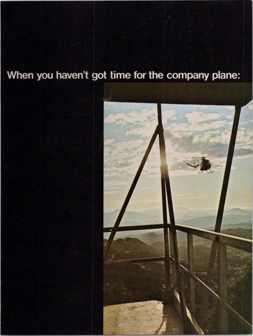 Hughes Helicopters 1968 2pg Print Ad Hughes 500 Turbine-Powered Helicopter Hughes Helicopters 1968 2pg Print Ad Hughes 500 Turbine-Powered Helicopter