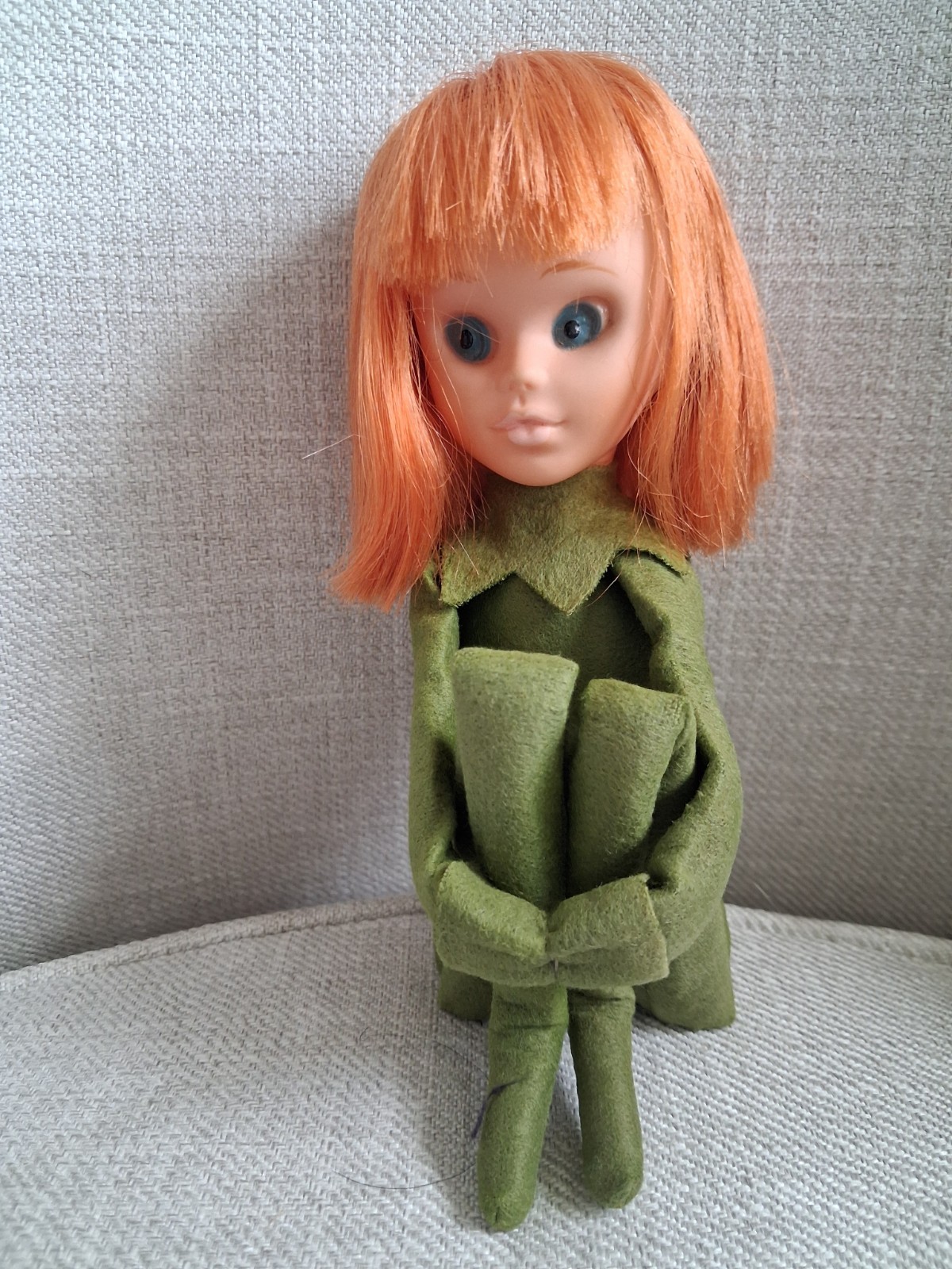 Vintage 1960's Kamar Knee-Hugger Elf Doll Shelf Sitter /Ornament Japan Vintage 1960's Kamar Knee-Hugger Elf Doll Shelf Sitter /Ornament Japan
