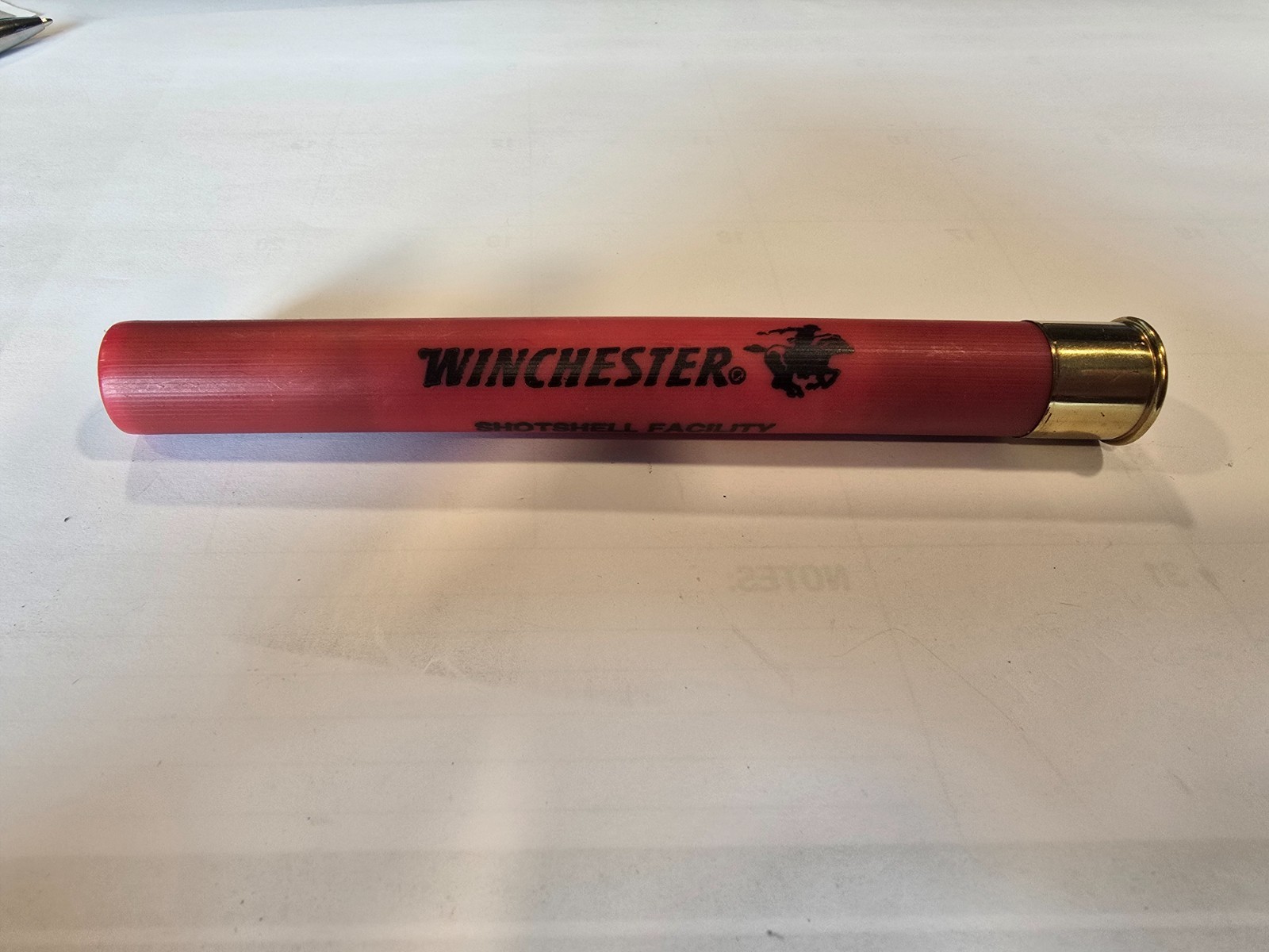 VINTAGE 1980\'S WINCHESTER SALESMAN SAMPLE 12 GA SLAG REMOVAL PROP SHELL VINTAGE 1980\'S WINCHESTER SALESMAN SAMPLE 12 GA SLAG REMOVAL PROP SHELL