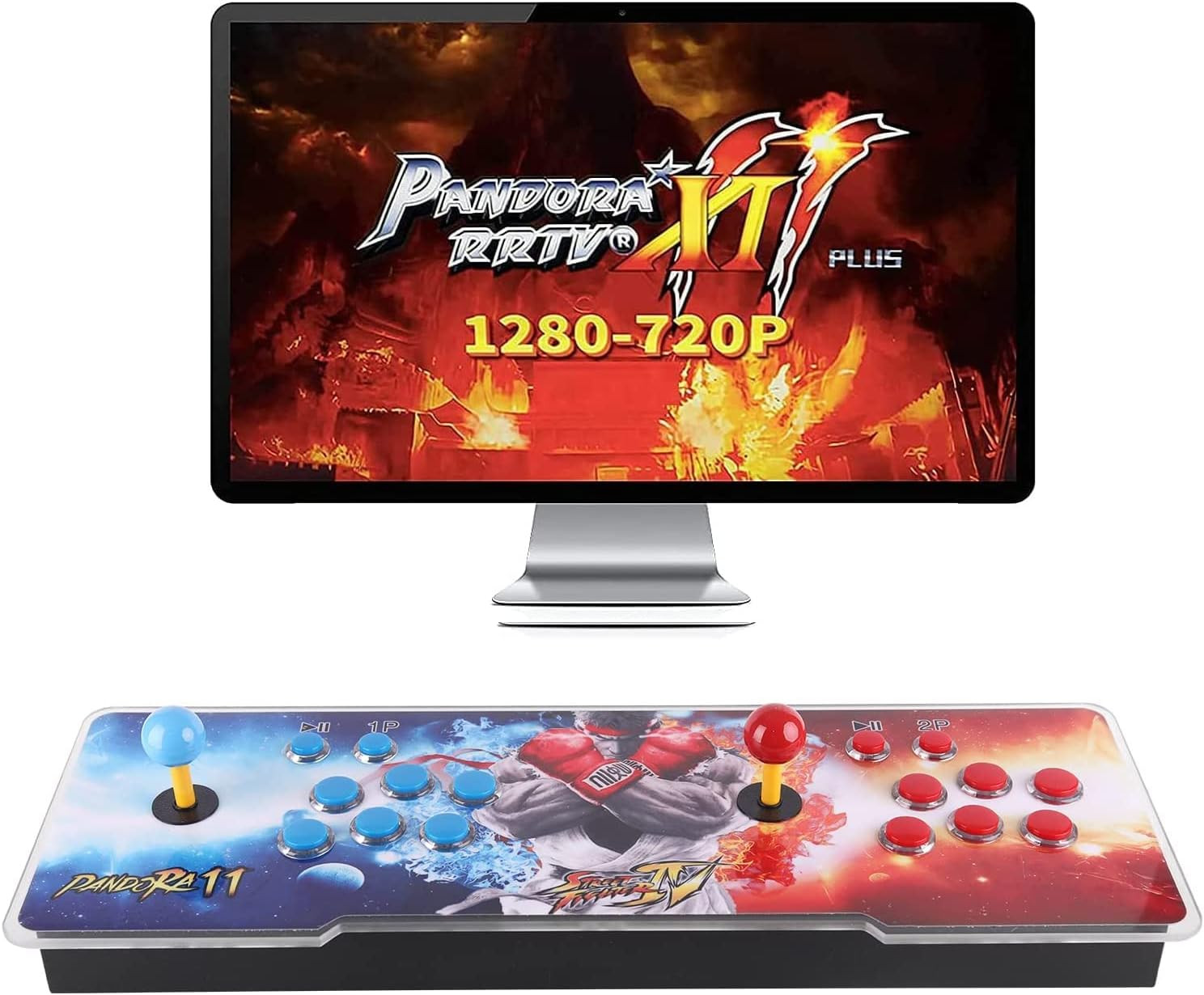 Pandora\'S Box 11 Arcade Game Console, 30000 Games, 3D Support, Upgraded CPU, 4-P