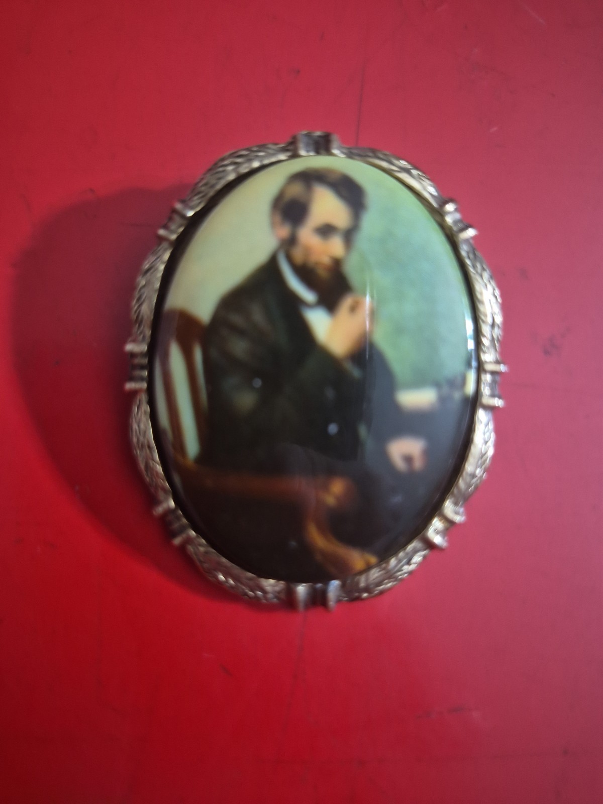 ABRAHAM LINCOLN Pinback Button ABRAHAM LINCOLN Pinback Button