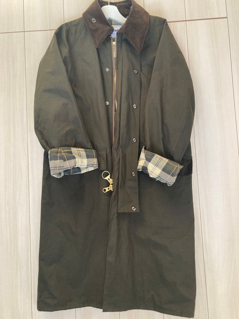 Barbour x Custom Long Coat Size 36 Men Rare Outdoor Collaboration Model Limited