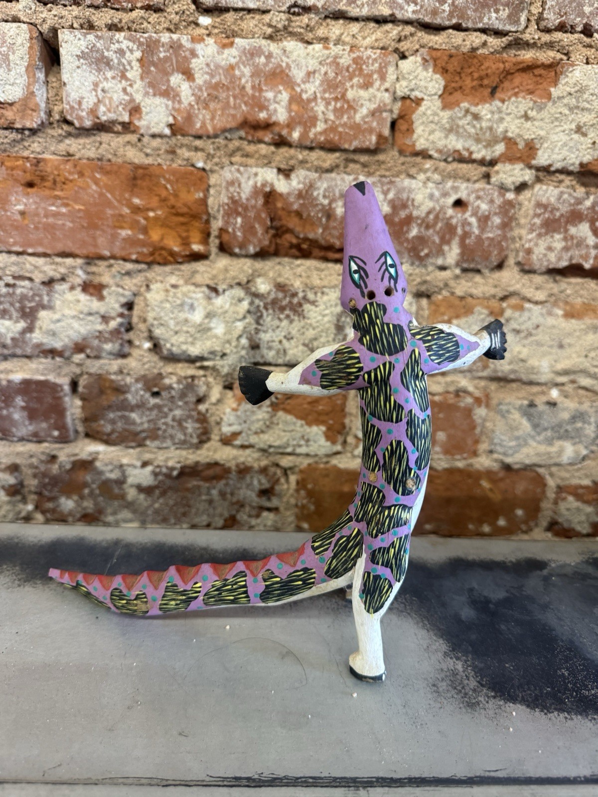 Vintage Handmade Oaxacan Alebrije  Figurine Folk Art