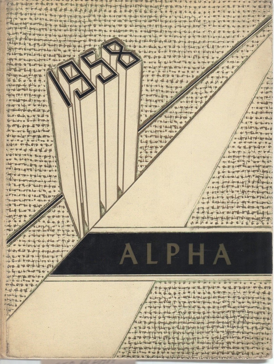 Original 1958 State Teachers College Bridgewater Massachusetts-The Alpha Original 1958 State Teachers College Bridgewater Massachusetts-The Alpha