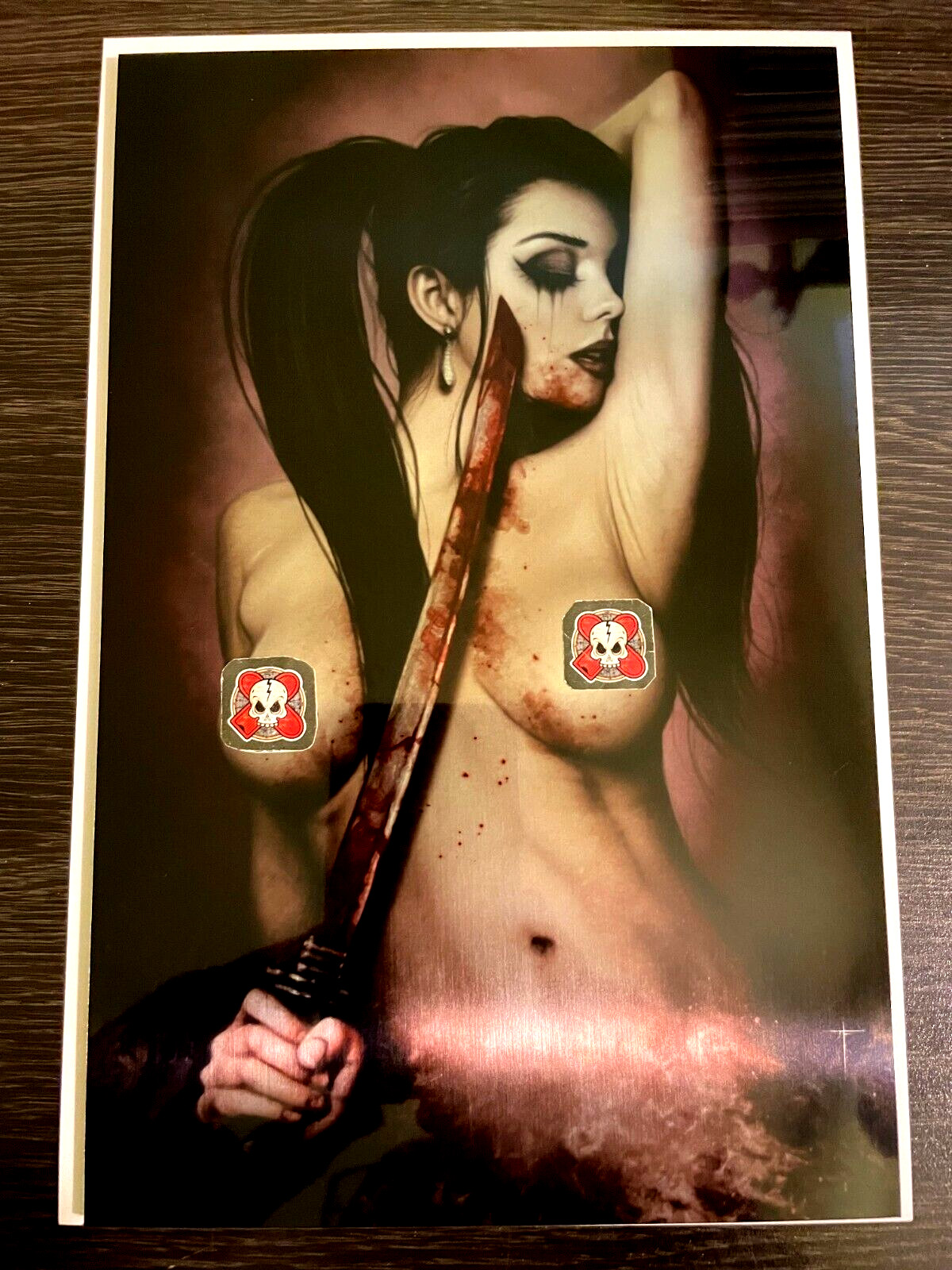 KAT FIGHT #1 FERGUSON RETAILER EXCLUSIVE TOPLESS METAL VIRGIN LTD 20 COPIES NM+
