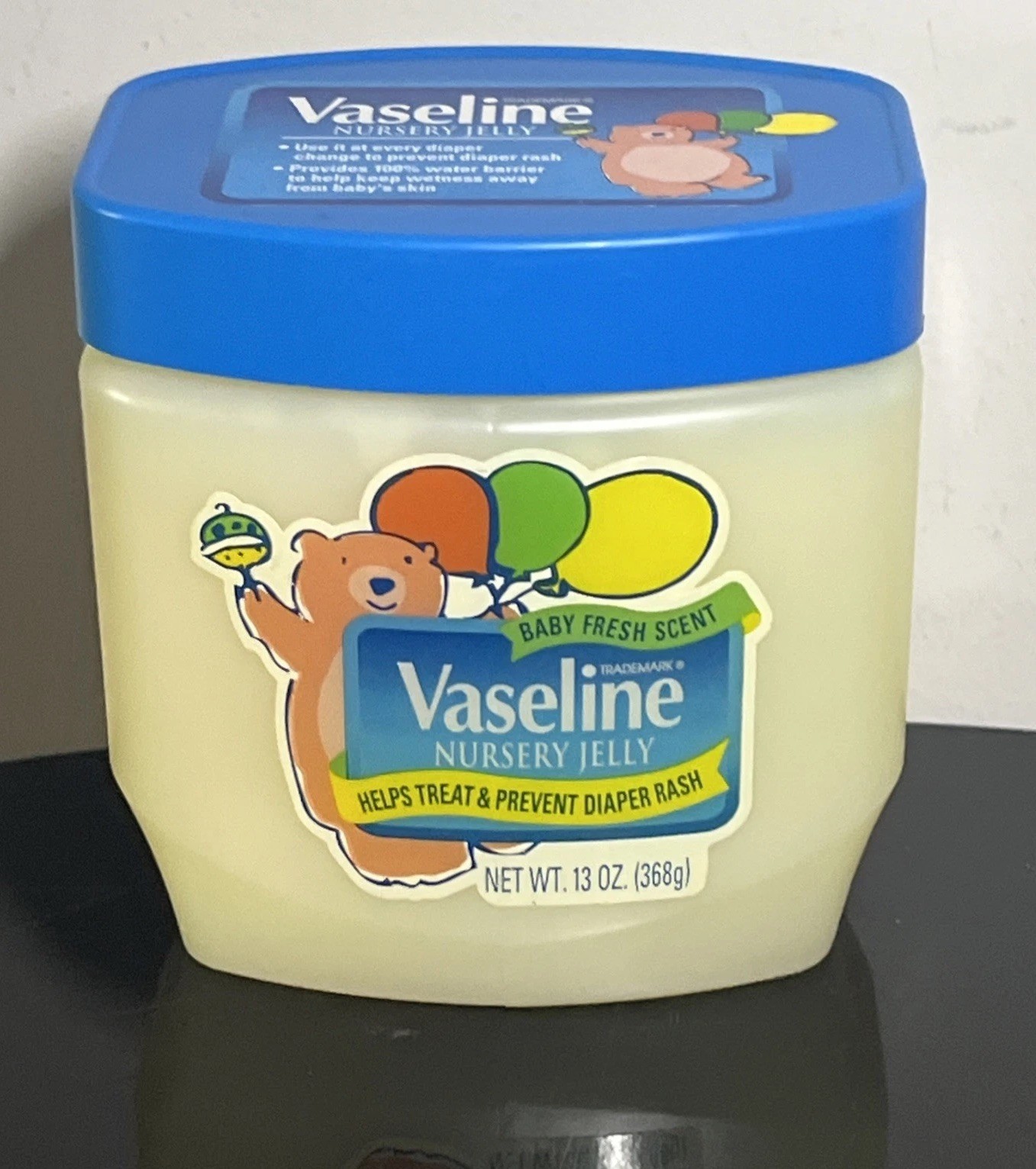 Vintage Vaseline Nursery Jelly Jar Petroleum Chesebrough Ponds USA 13 oz New NOS