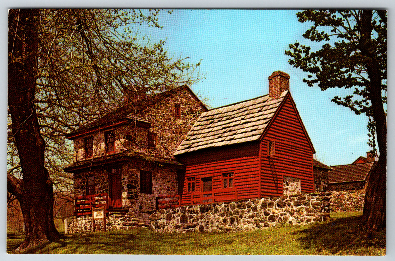 c1960s Lafayette\'s Headquarters Chadd\'s Ford Pennsylvania Vintage Postcard c1960s Lafayette\'s Headquarters Chadd\'s Ford Pennsylvania Vintage Postcard