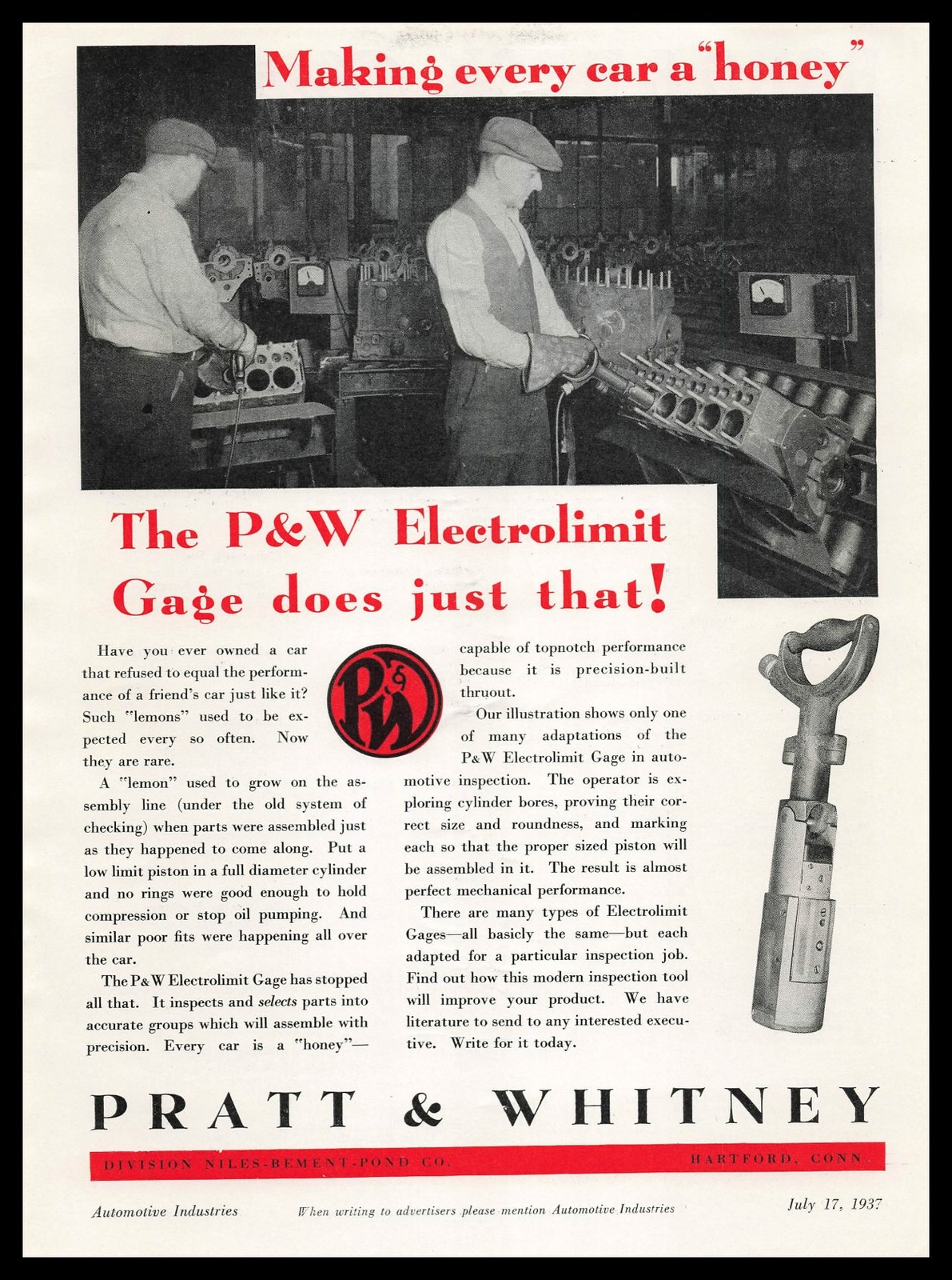 1937 Pratt & Whitney 1937 Pratt & Whitney