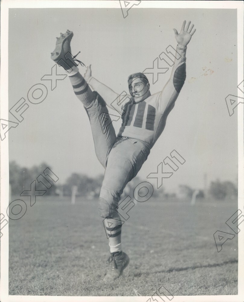 1935 Baldwin Wallace University Football All American Tom Truce Press Photo 1935 Baldwin Wallace University Football All American Tom Truce Press Photo