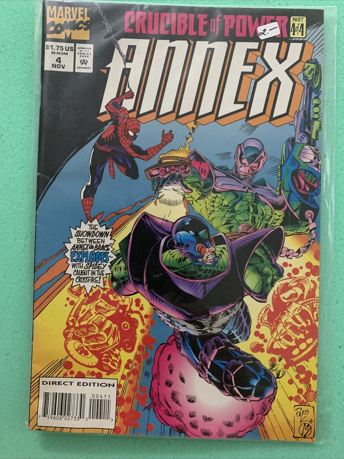 Annex: Crucible of Power Part 4 of 4 Vol. 1 No. 4, November 1994 Marvel Comics 