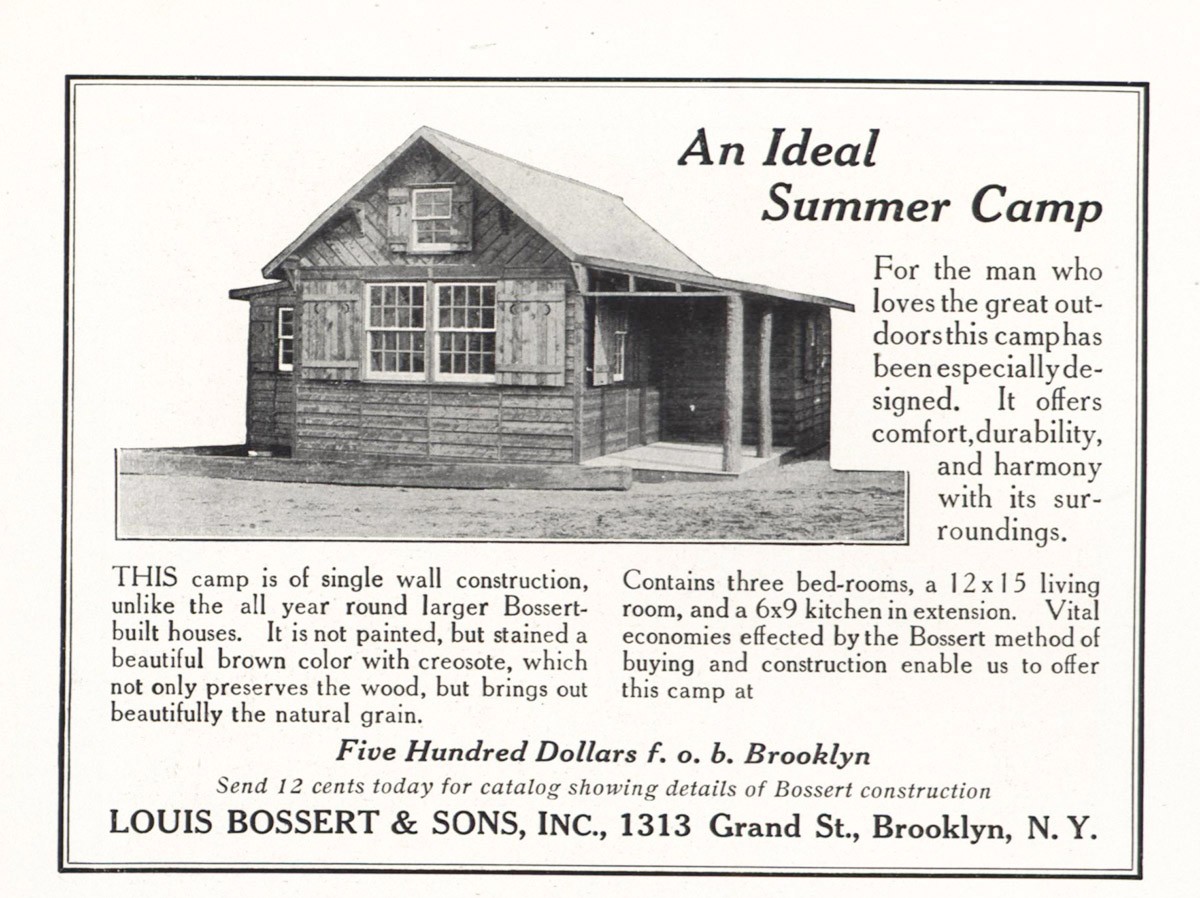 1917 Louis Bossert & Sons: Ideal Summer Camp Vintage Print Ad 1917 Louis Bossert & Sons: Ideal Summer Camp Vintage Print Ad