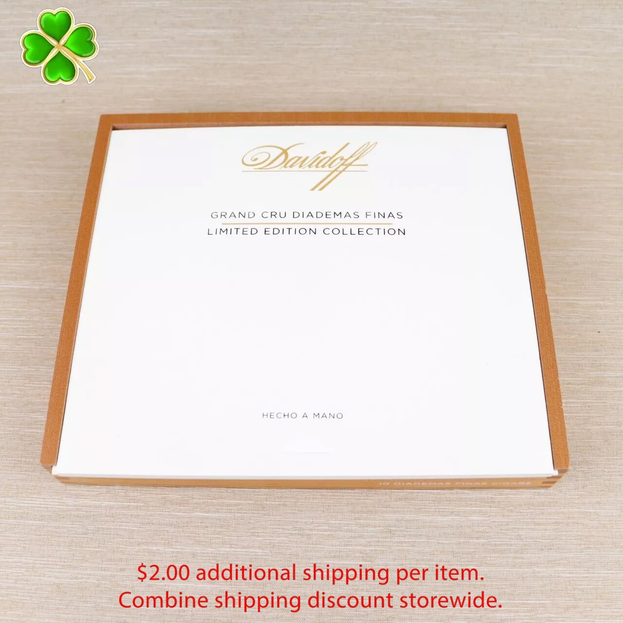 Davidoff Grand Cru Diademas Finas LE Empty Wood Cigar Box 8.5\