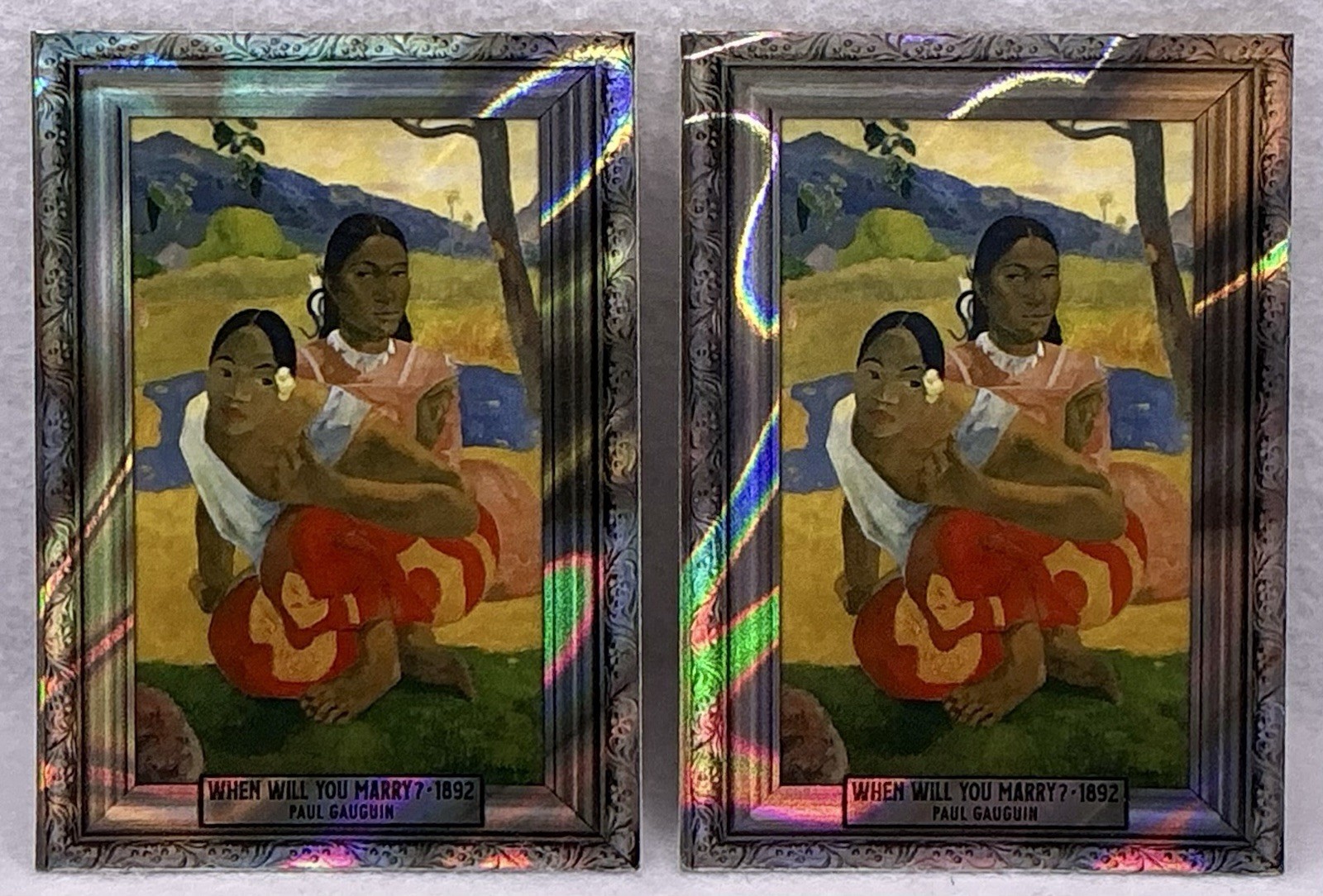 2021 Pieces Of The Past Paul Gauguin When Will You Marry “1892” Insert Lot X2 2021 Pieces Of The Past Paul Gauguin When Will You Marry “1892” Insert Lot X2