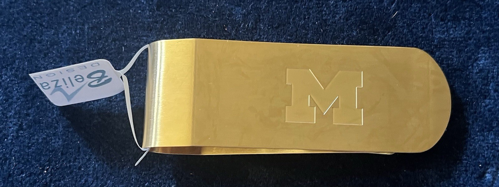 10 University of Michigan College Wolverines Money Clips Student Football