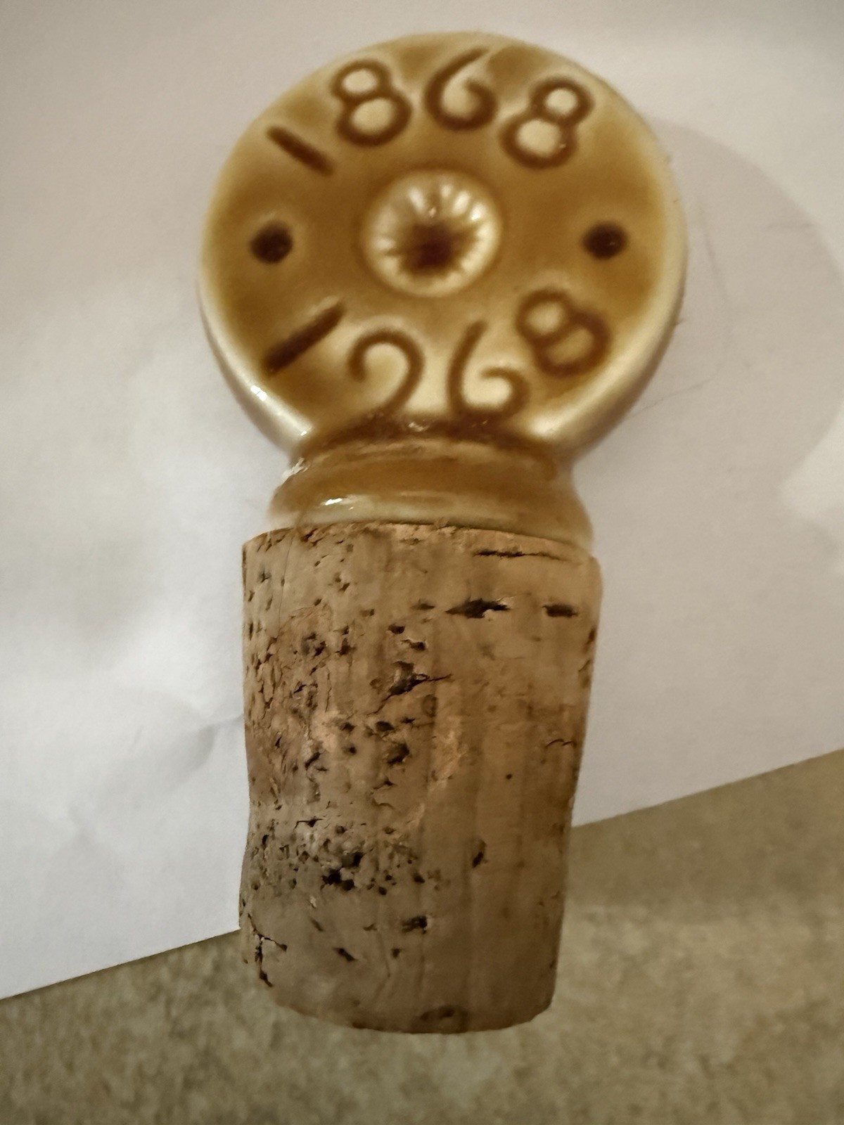Vintage 1968 JIM BEAM Decanter Stopper BPOE ELKS CENTENNIAL 1868-1968 Vintage 1968 JIM BEAM Decanter Stopper BPOE ELKS CENTENNIAL 1868-1968