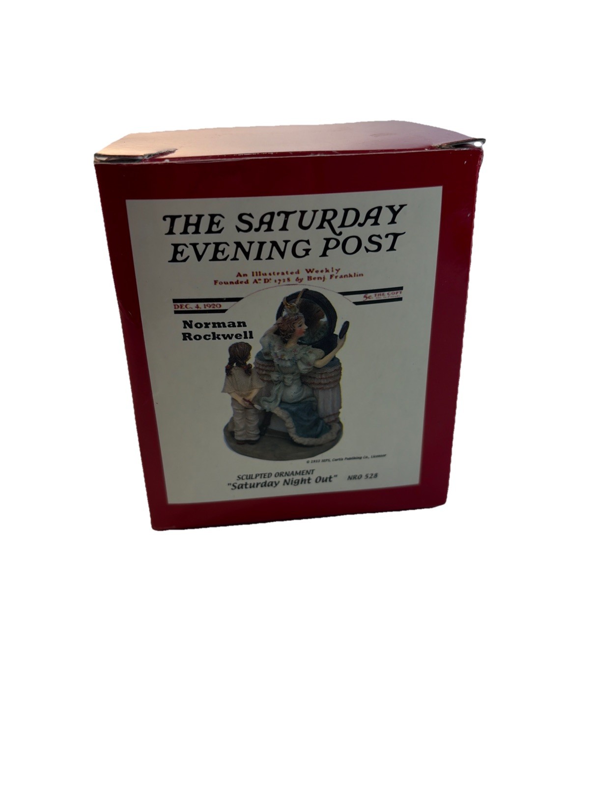 VTG Norman Rockwell The Saturday Evening Post “Saturday Night Out”Christmas 1920