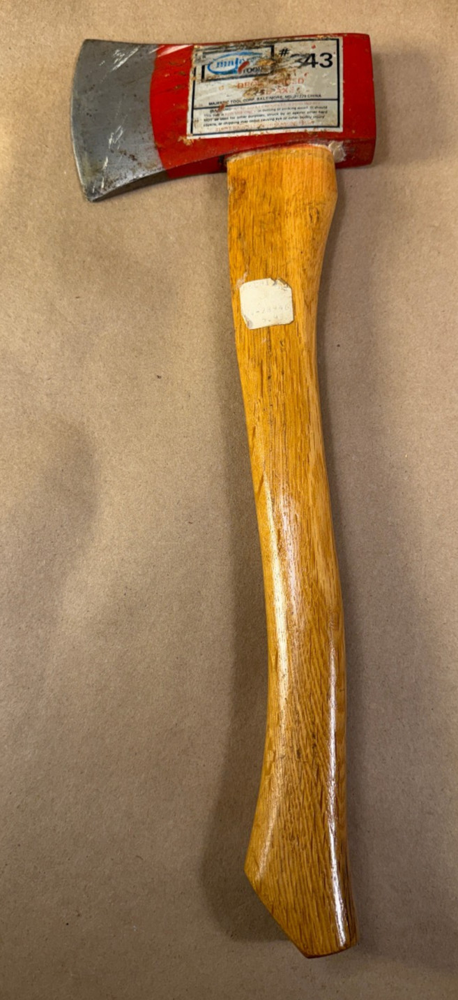 Vintage Majestic Tool Corp Hatchet Axe 343 -- 5-1/2