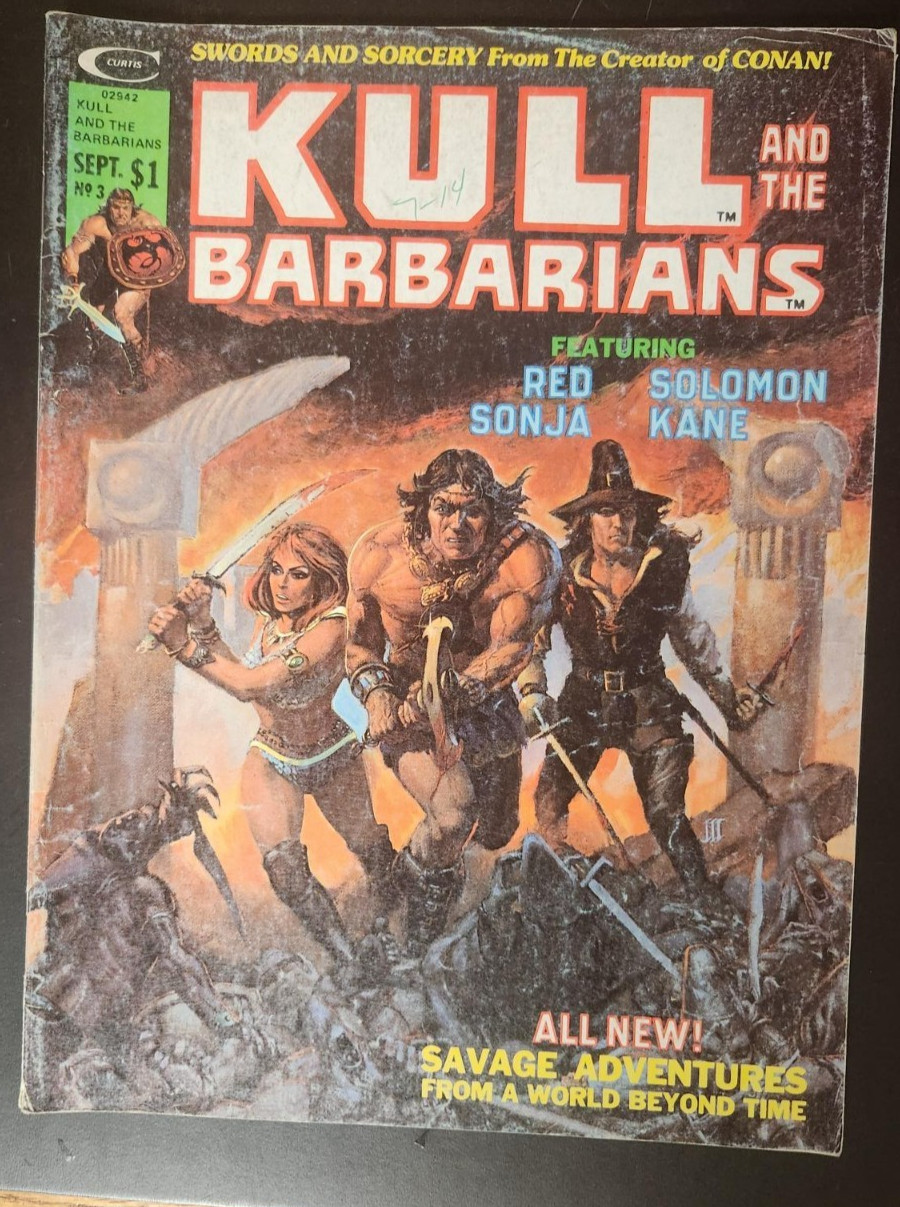 Kull And The Barbarians #3 (1975) Marvel Comics Kull And The Barbarians #3 (1975) Marvel Comics