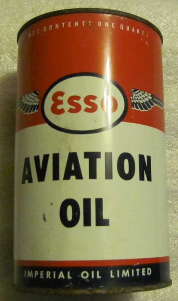 RARE VINTAGE WINGED ESSO AVIATION OIL ADVERTISING SIGN METAL TIN CAN USED RARE VINTAGE WINGED ESSO AVIATION OIL ADVERTISING SIGN METAL TIN CAN USED