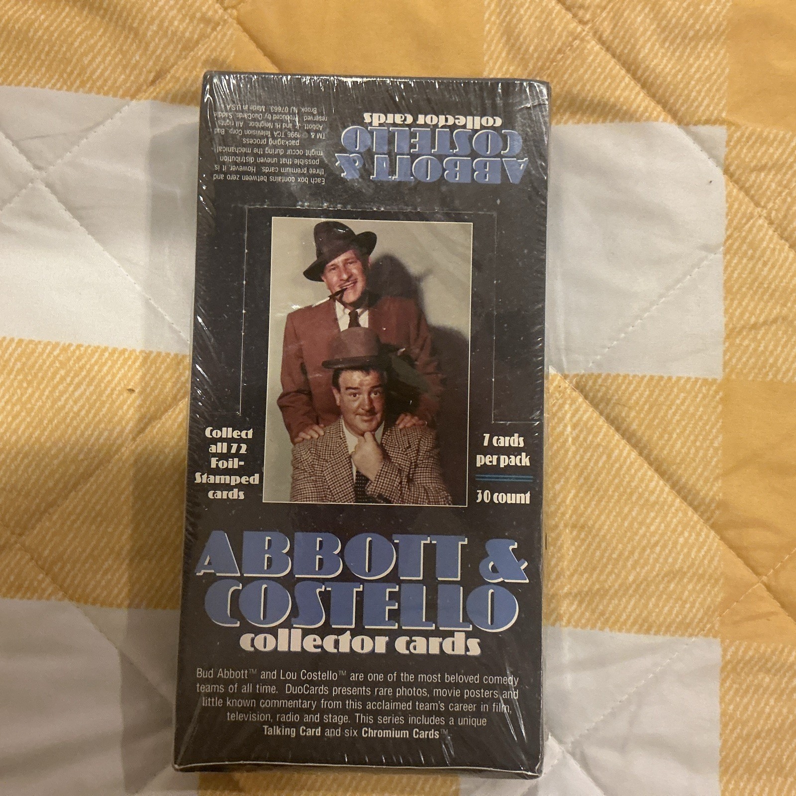 Vintage Abbott & Costello 1996 DuoCards Factory Sealed Collector Cards 30 Packs