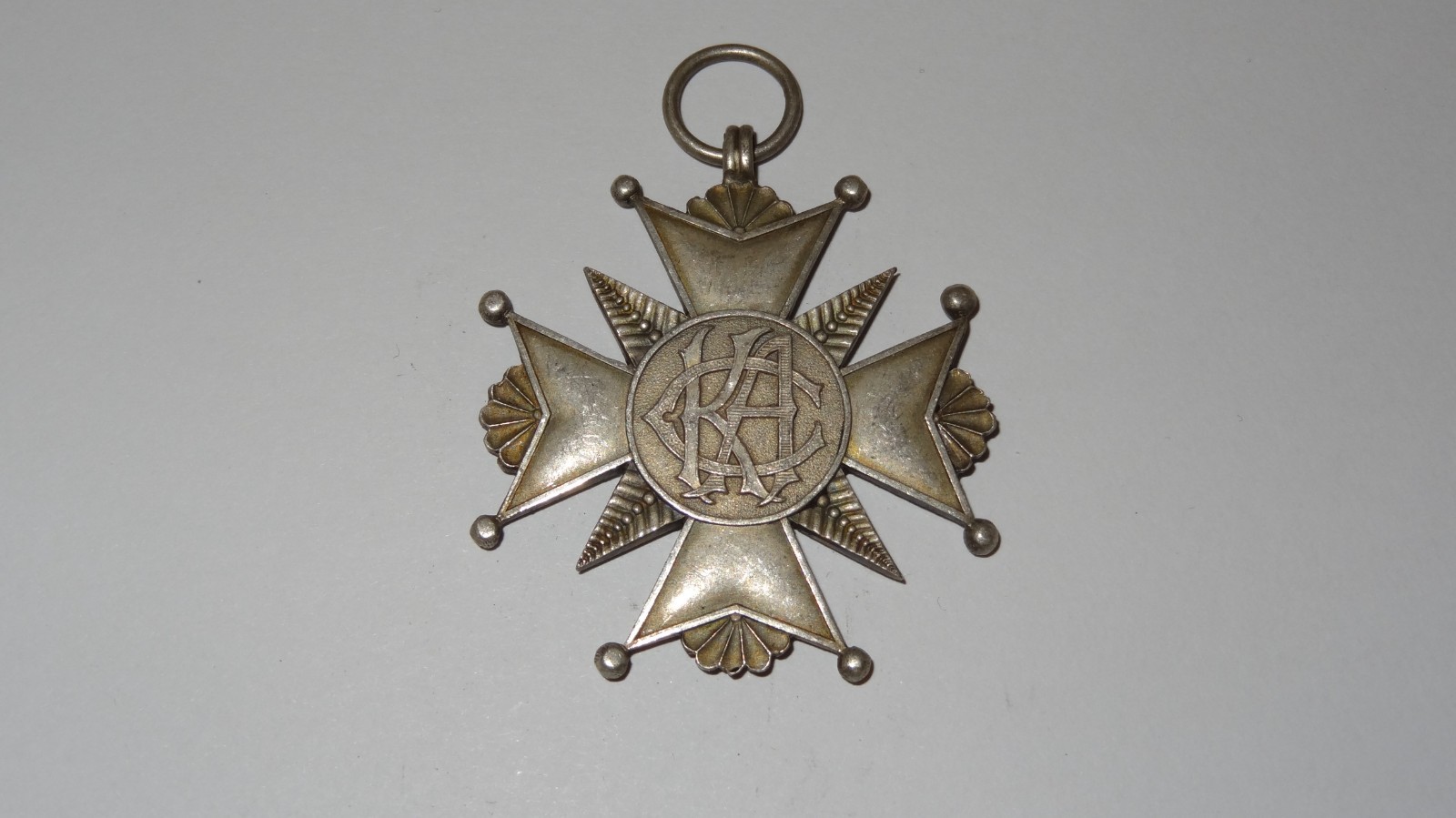 Rare 1904 St. Ursus Cross Medal with Crown – European Religious/Academic Insigni