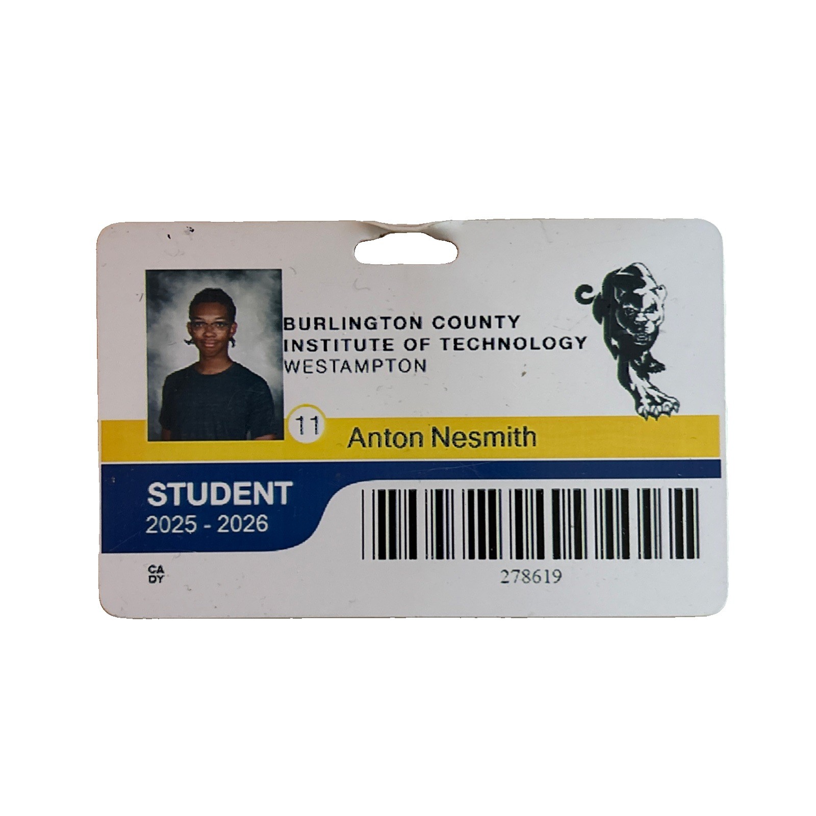 RARE Anton T Nesmith Jr 2025-2026 Junior Student ID - ONLY ONE IN THE WORLD