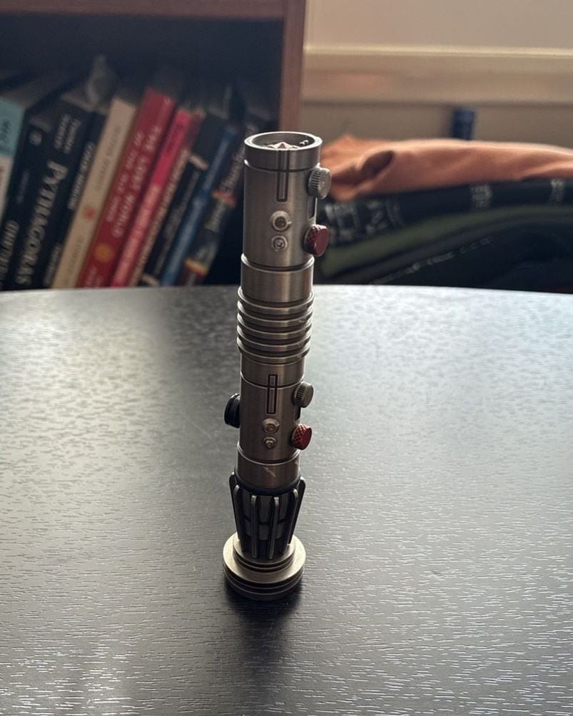 2004 Master Replicas Star Wars Episode I Darth Maul Lightsaber Scaled Replica 2004 Master Replicas Star Wars Episode I Darth Maul Lightsaber Scaled Replica