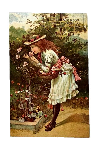 R. D. Hubbard & Co's Superlative Granulated Flour Trade Card, Kenny's & Roberts