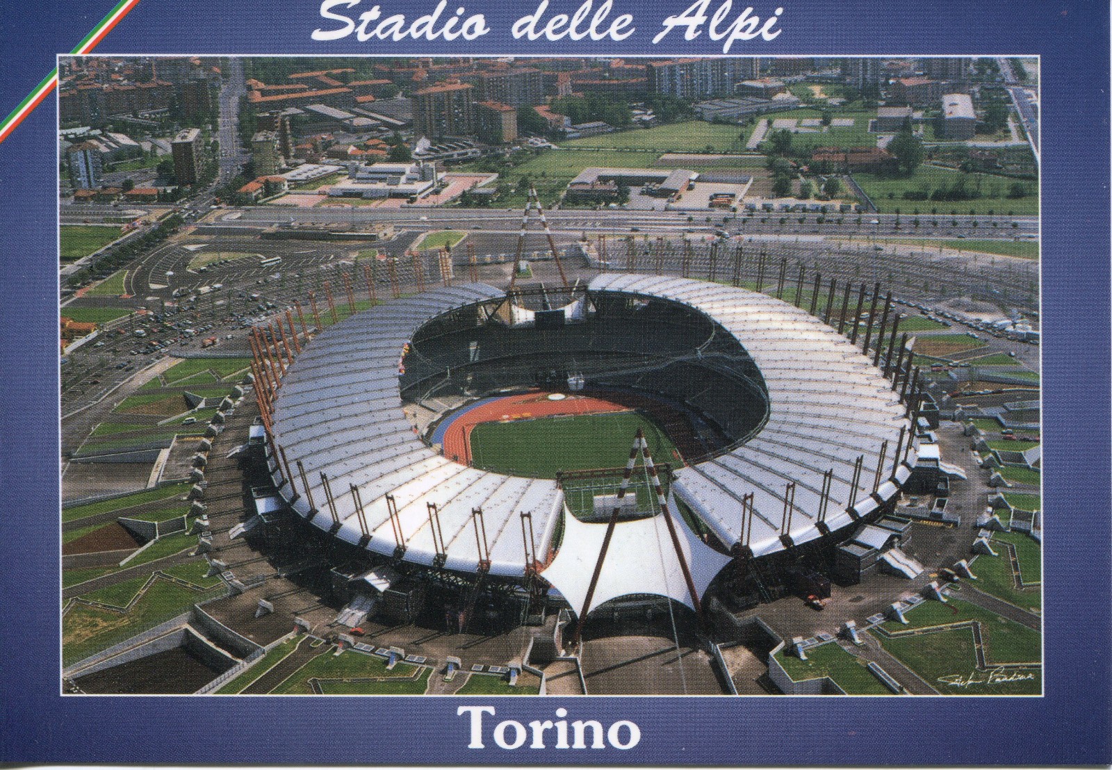 ITALY: Turin – Stadio delle Alpi Aerial View – Soccer Stadium ITALY: Turin – Stadio delle Alpi Aerial View – Soccer Stadium