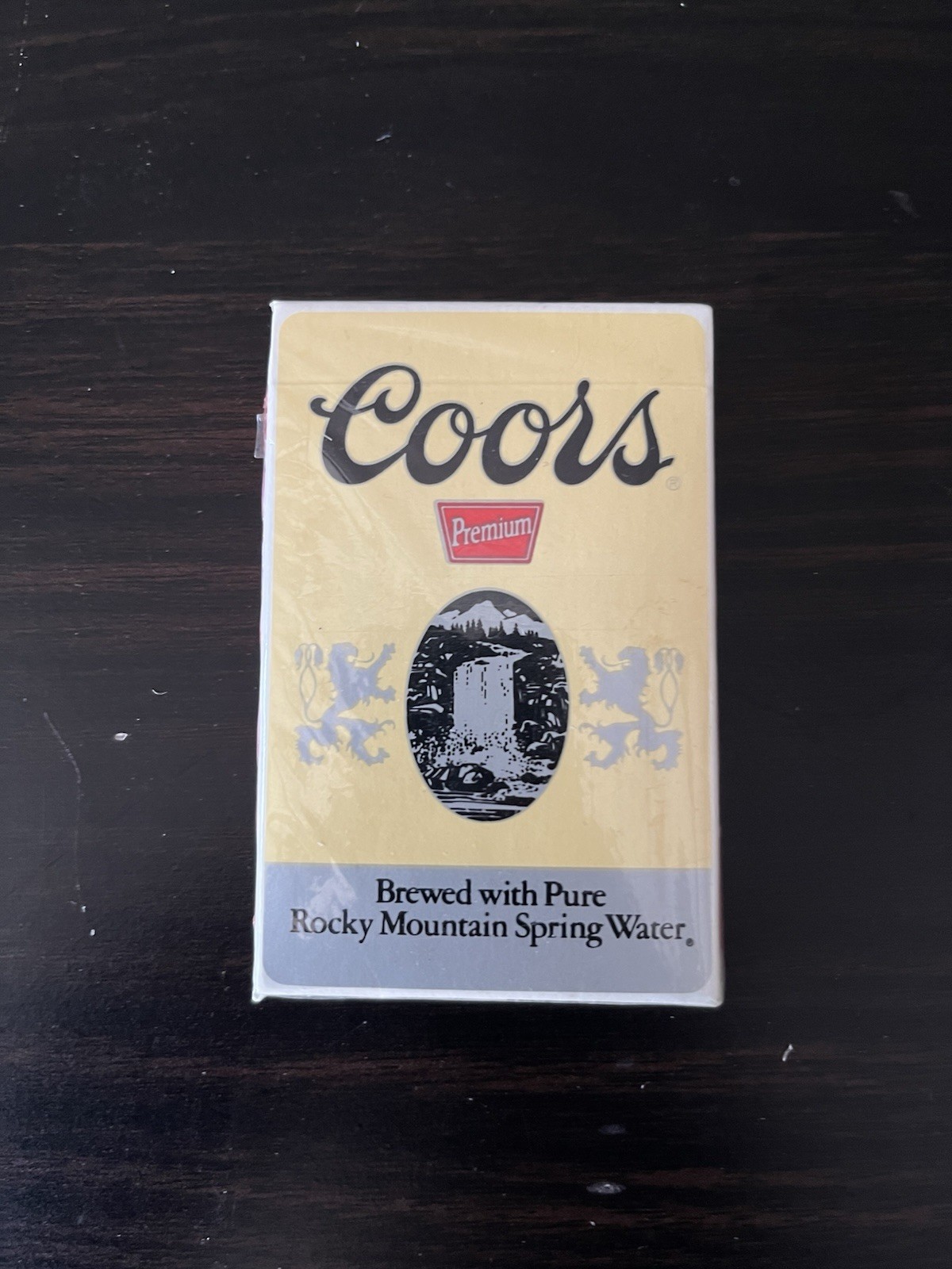 Vintage Coors Premium Beer Playing Cards Bridge Size Sealed USA Made