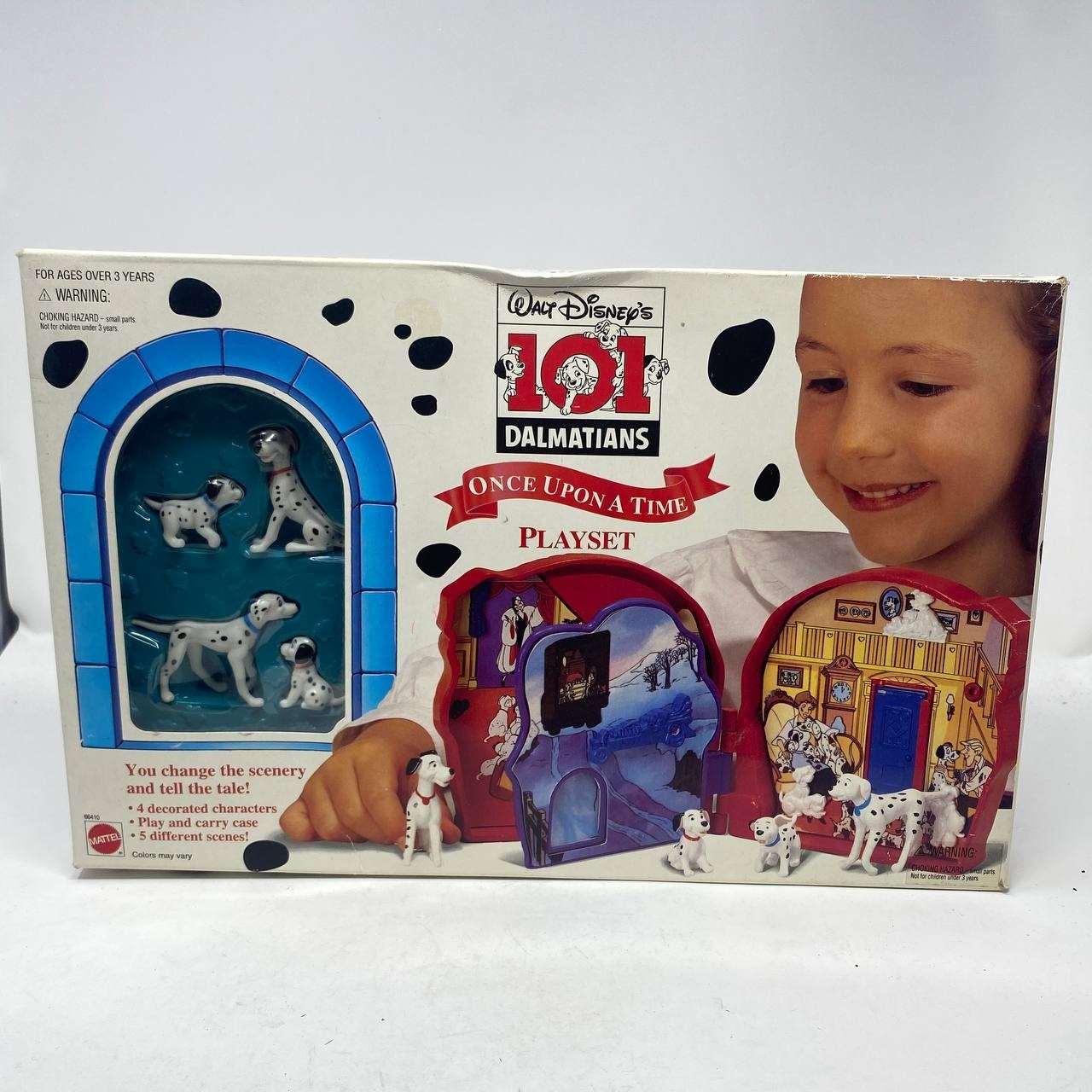 Sealed Walt Disney’s 101 Dalmatians Once Upon a Time Playset Mattel #66410
