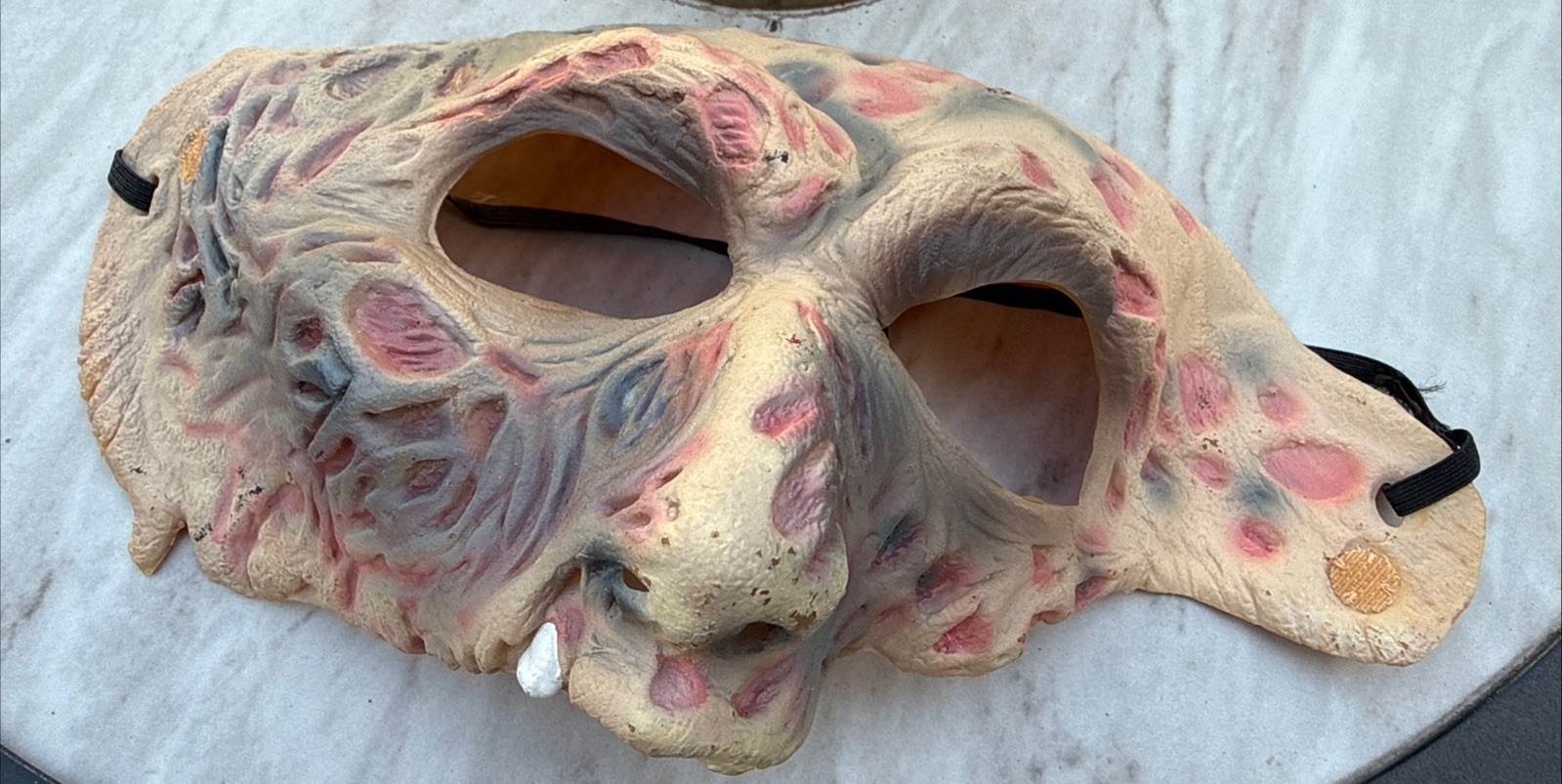 Vintage 1988 Imagineering Walking Dead Zombie Half Rubber Mask Halloween