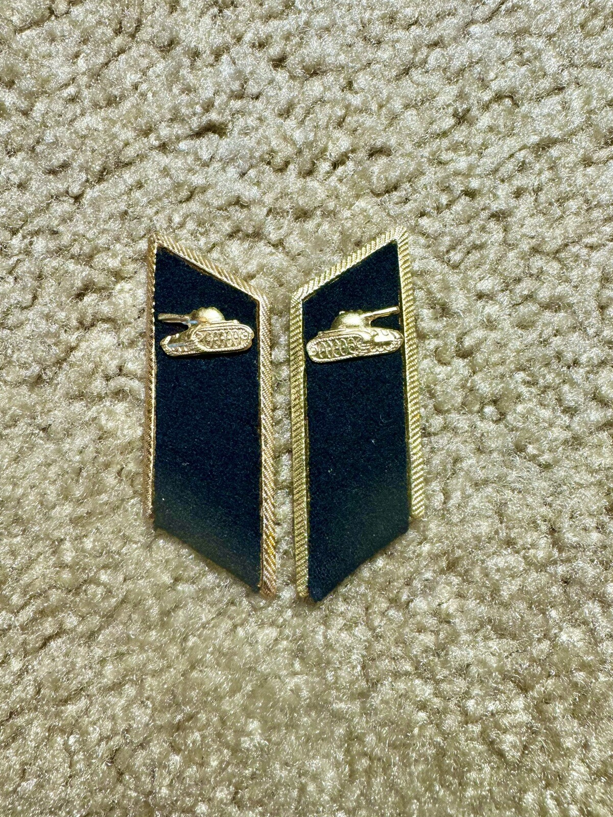USSR tankman\'s buttonholes. Original. New. pair