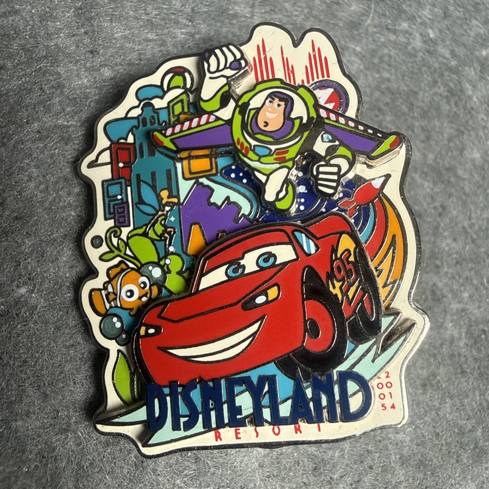DISNEYLAND Diamond 60 Celebration Decades Collection Pin LE 3000 Cars Buzz Nemo DISNEYLAND Diamond 60 Celebration Decades Collection Pin LE 3000 Cars Buzz Nemo
