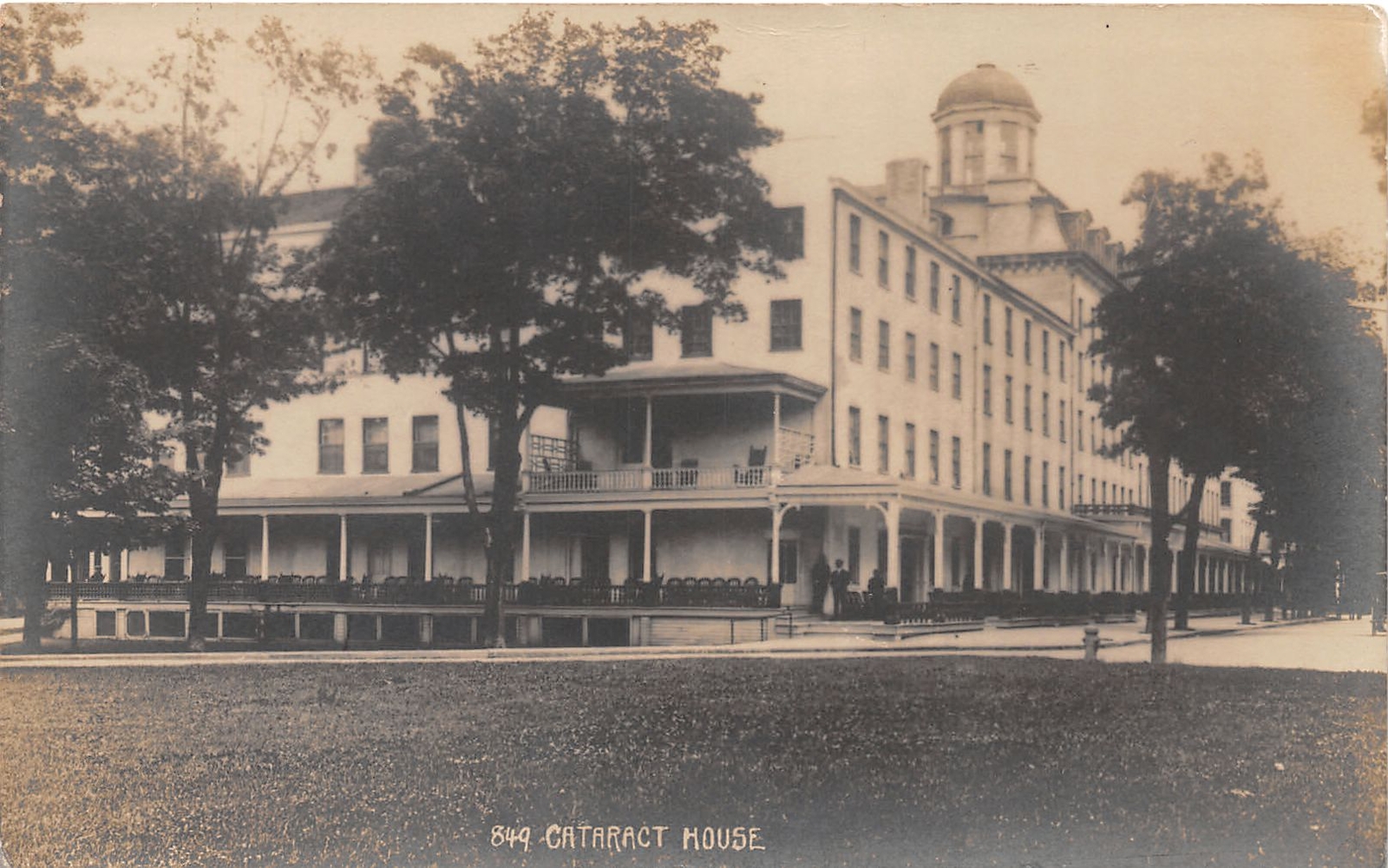 J38/ Niagara Falls New York RPPC Postcard c1910 Cataract House Hotel 116