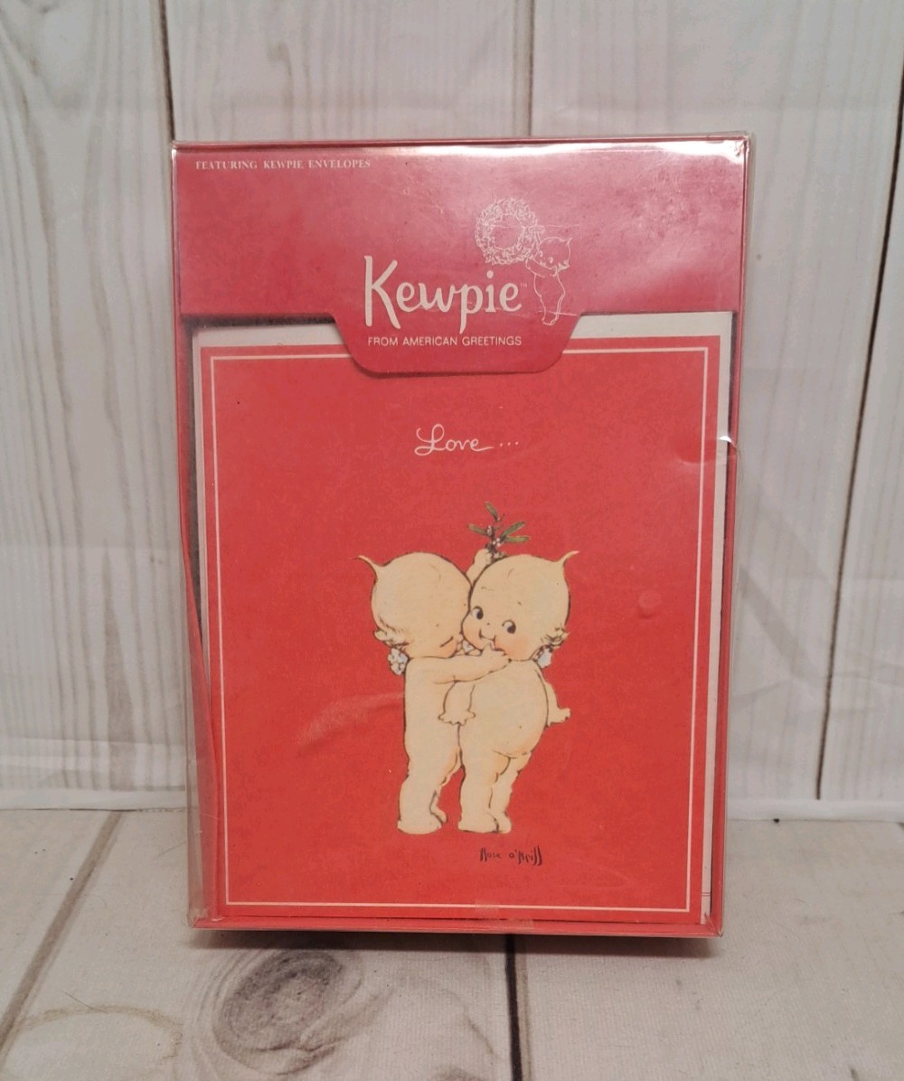 Vintage Christmas Rose O\'Neill KEWPIE Greeting Cards & Envelopes Unused