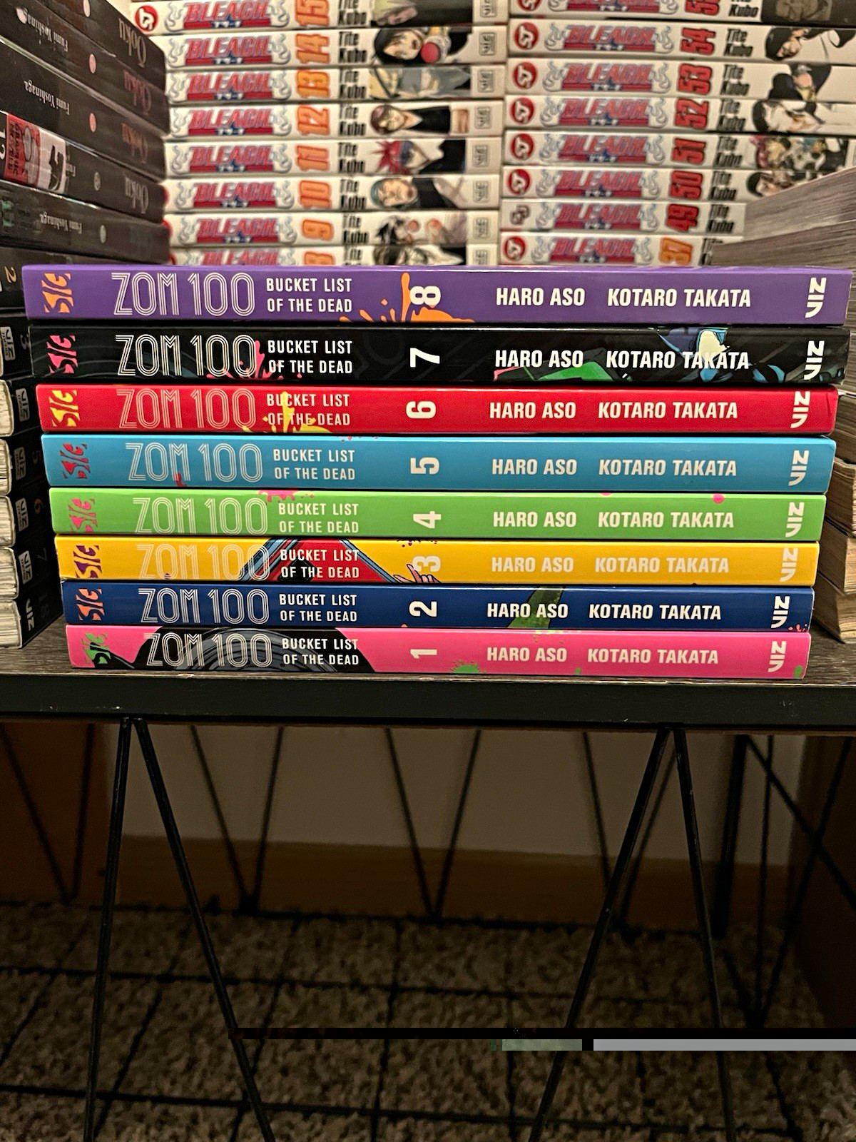 Zom 100: Bucket List of the Dead Manga Lot Vol 1-8 Haro Aso VIZ