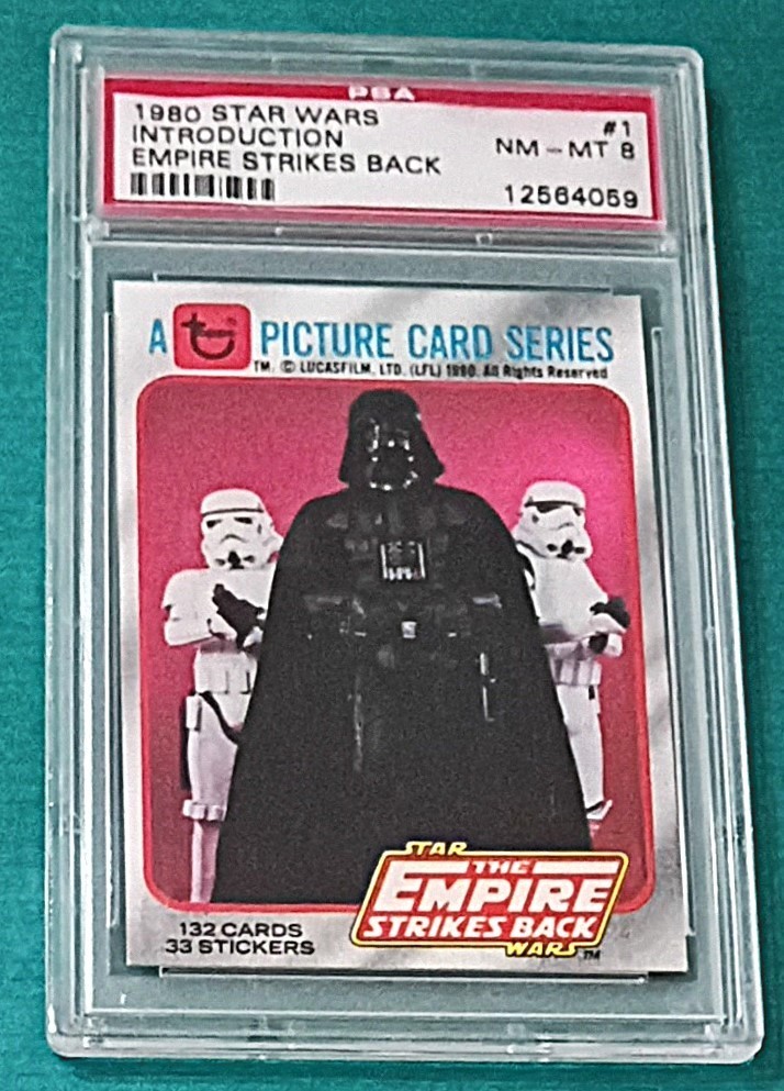 1980 Star Wars Empire Strikes Back #1 Introduction PSA 8 NM-MT Vintage Topps 1980 Star Wars Empire Strikes Back #1 Introduction PSA 8 NM-MT Vintage Topps
