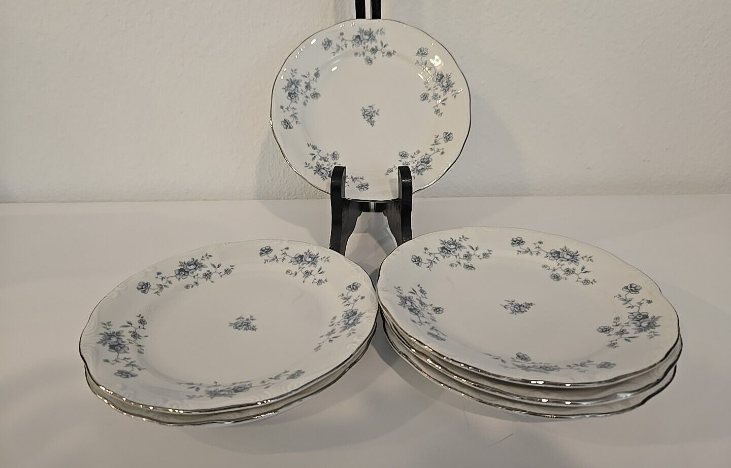 6 Johann Haviland BLUE GARLAND 6 1/8\