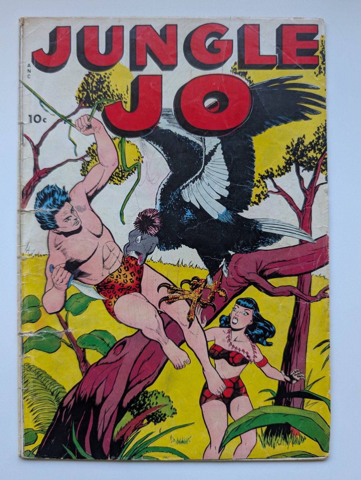 Jungle Jo 1 (#nn) 1950 Golden Age Comic GGA Good Girl Art Kamen Fox