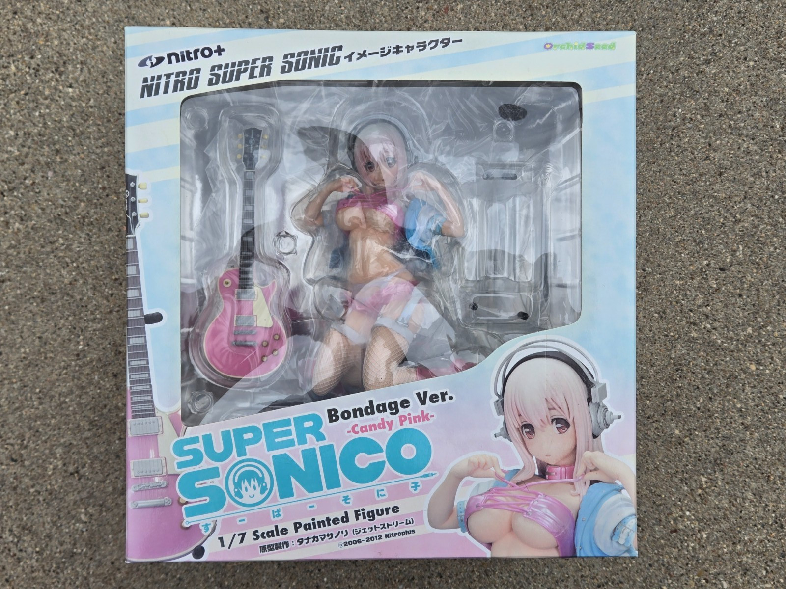 Super Sonico Bondage Ver. 1/7 Figure Candy Pink Orchid Seed AmiAmi A/B
